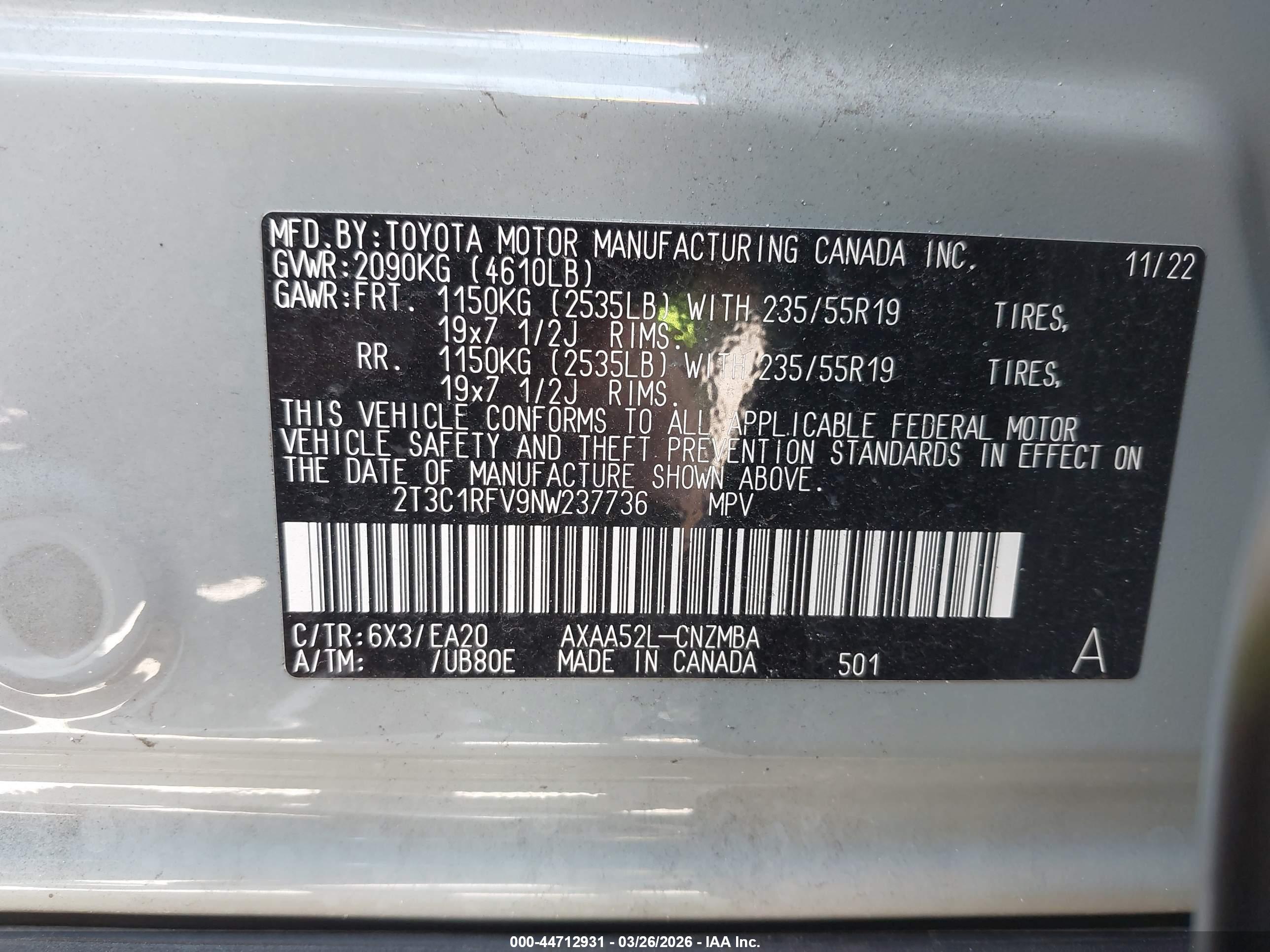 TOYOTA RAV4 image 9