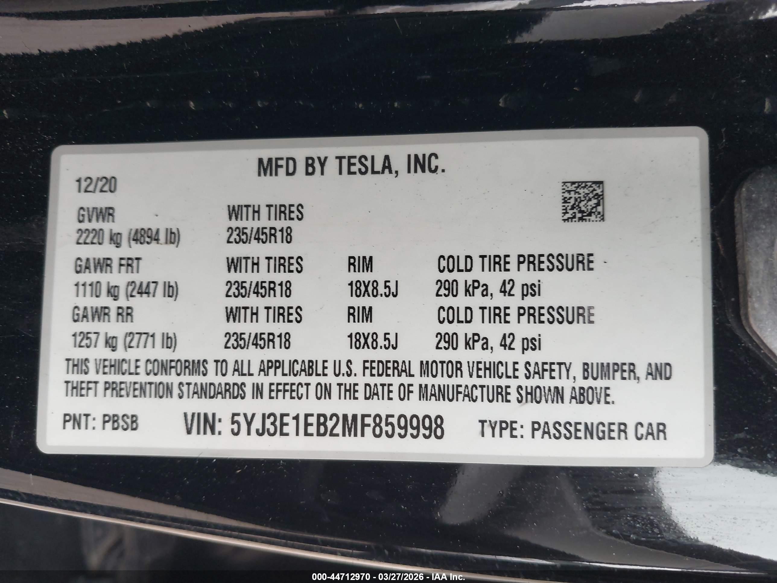 TESLA MODEL image 9