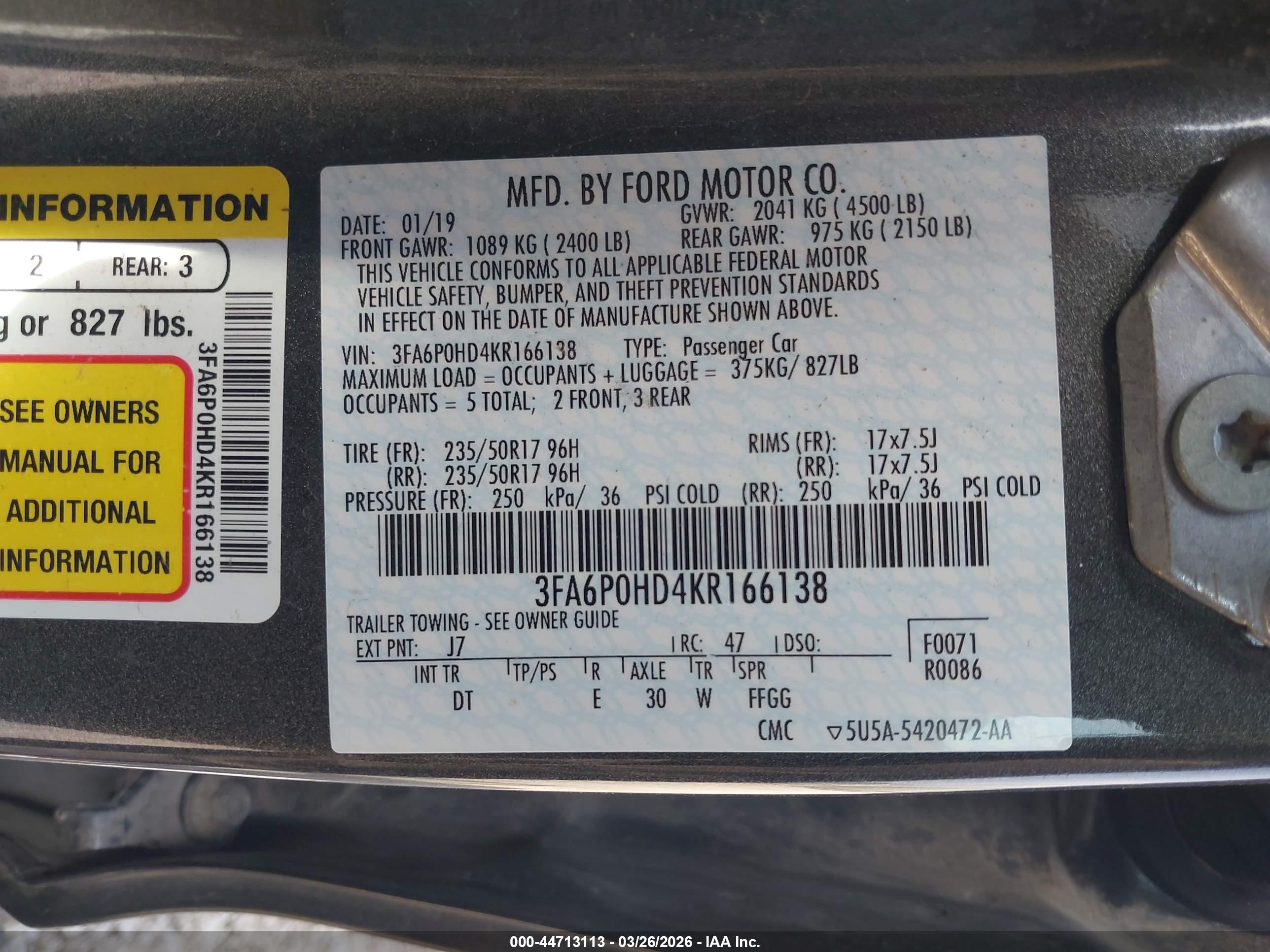 FORD FUSION image 9