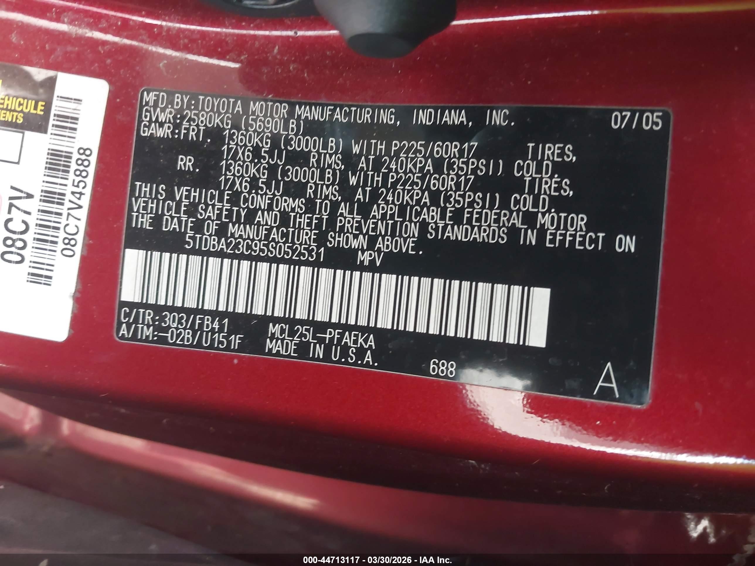 TOYOTA SIENNA image 9