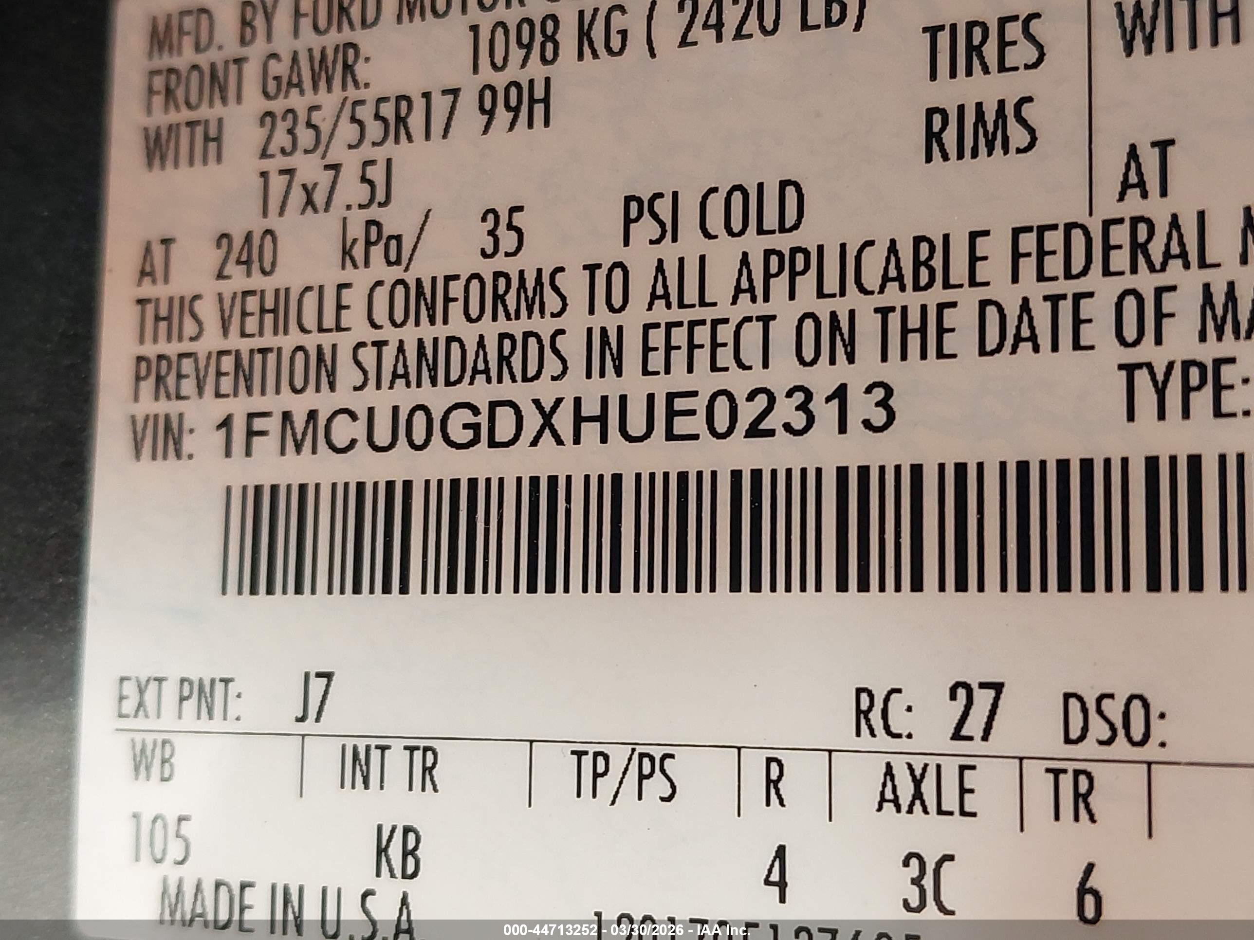 FORD ESCAPE image 9