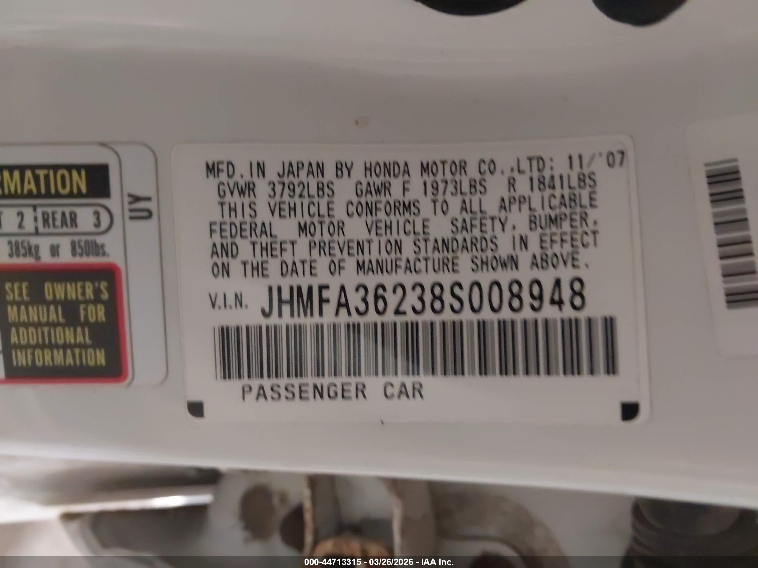 HONDA CIVIC image 9