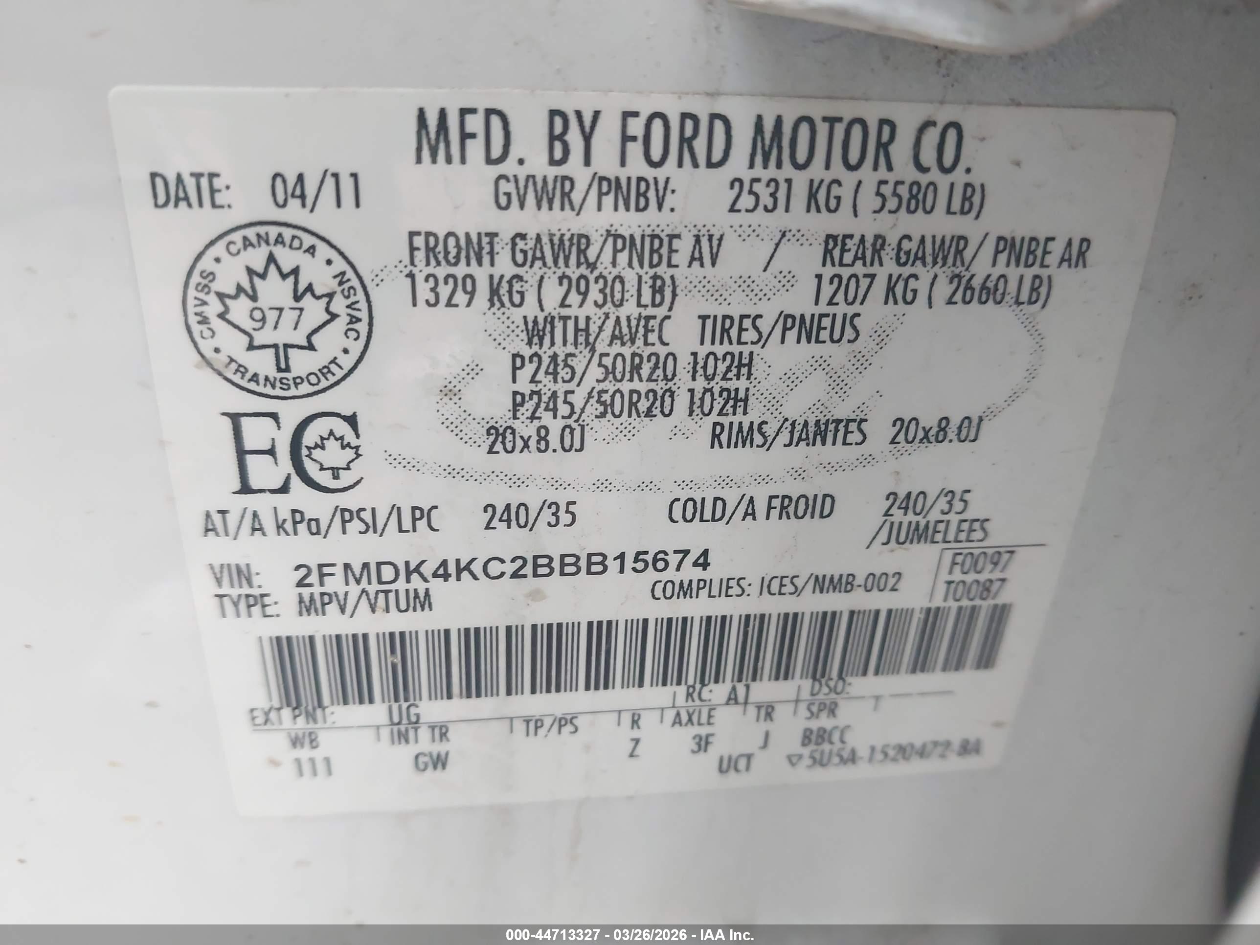 FORD EDGE image 9