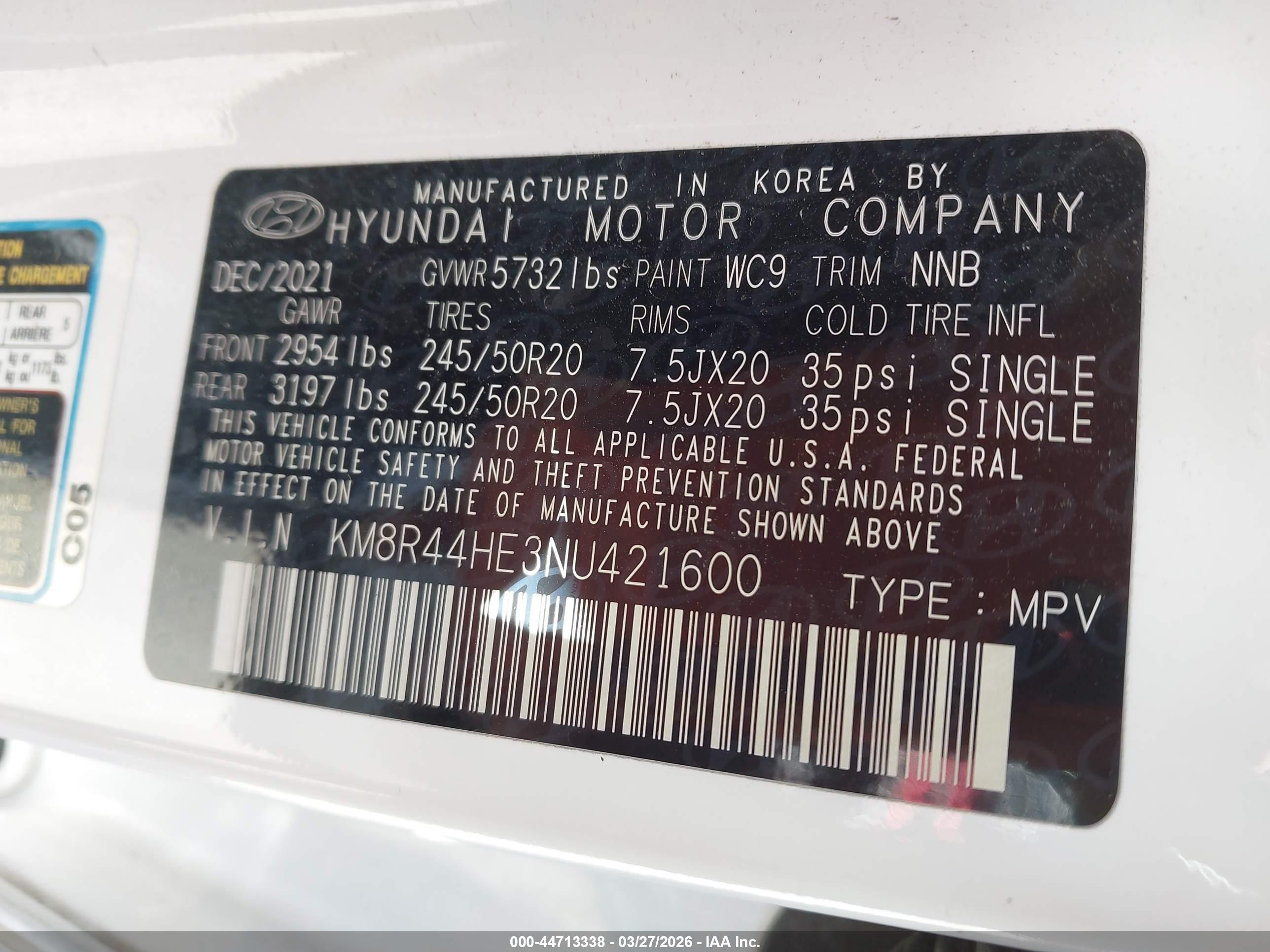 HYUNDAI PALISADE image 9