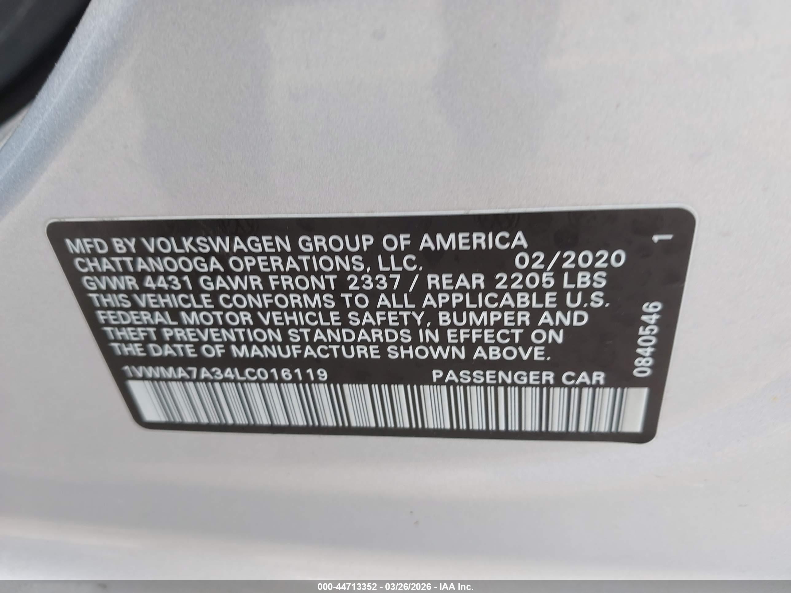 VOLKSWAGEN PASSAT image 9