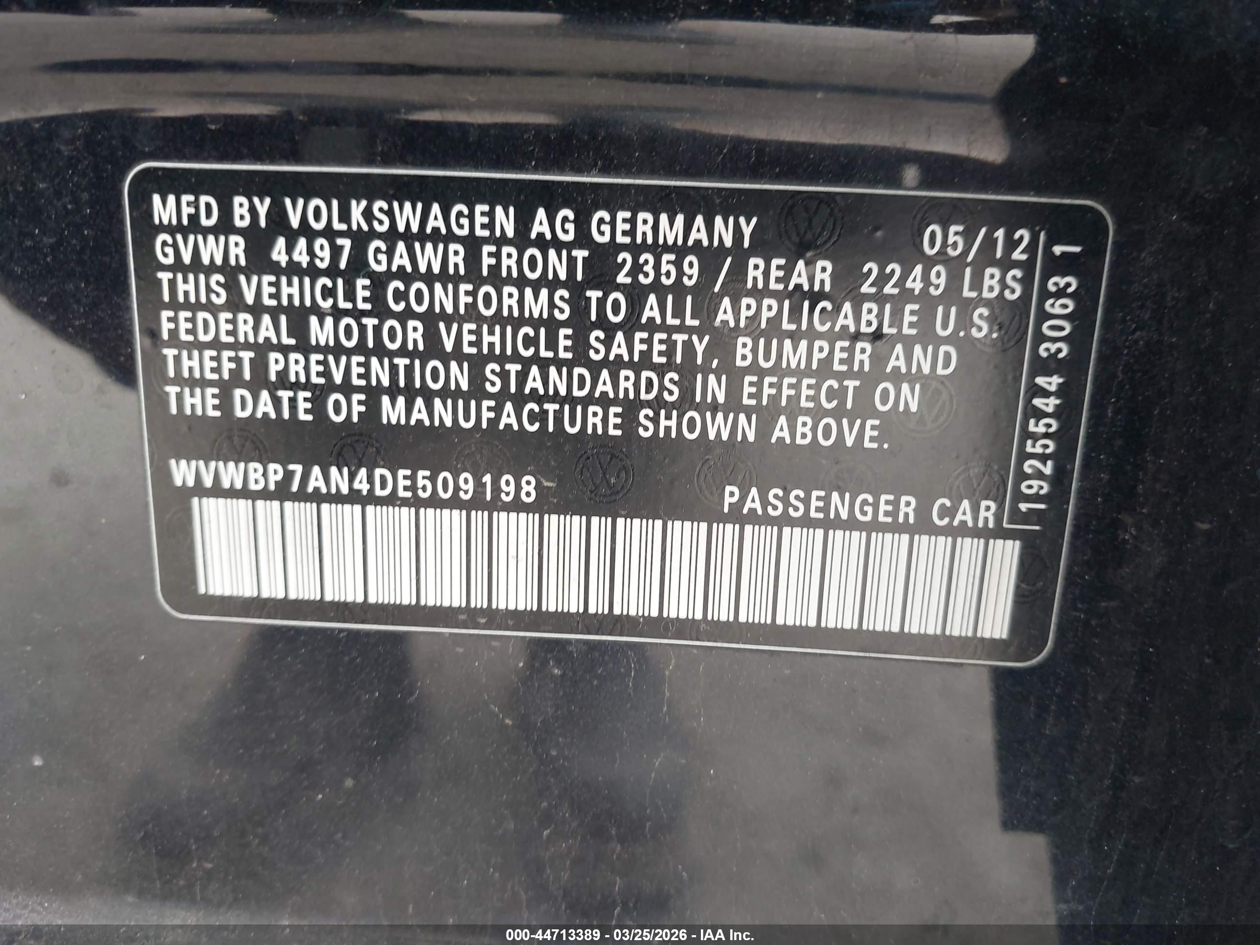 VOLKSWAGEN CC image 9
