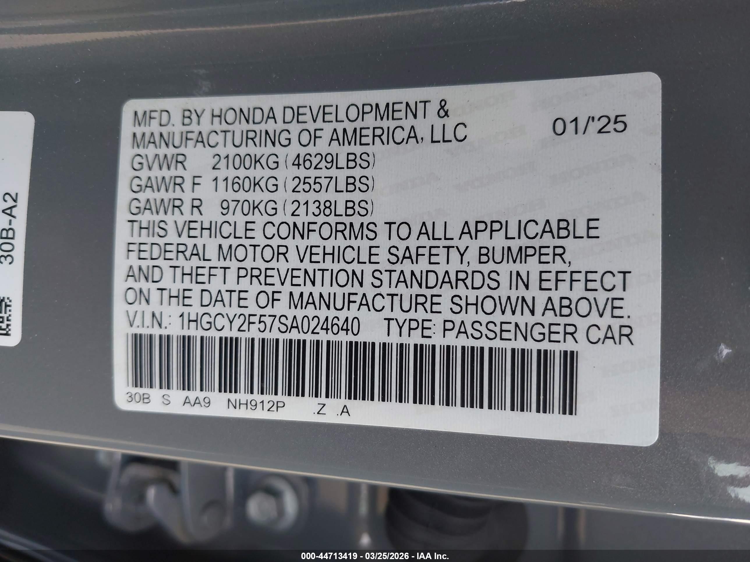 HONDA ACCORD image 9