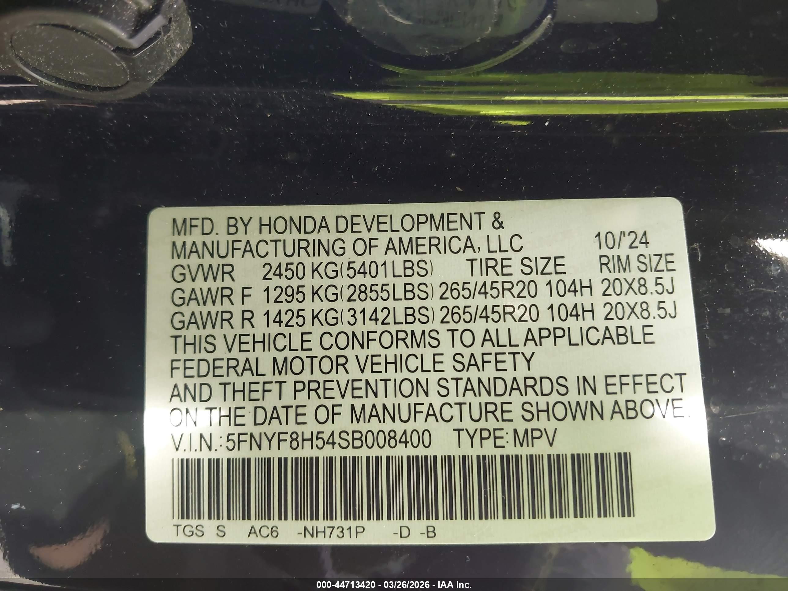 HONDA PASSPORT image 9