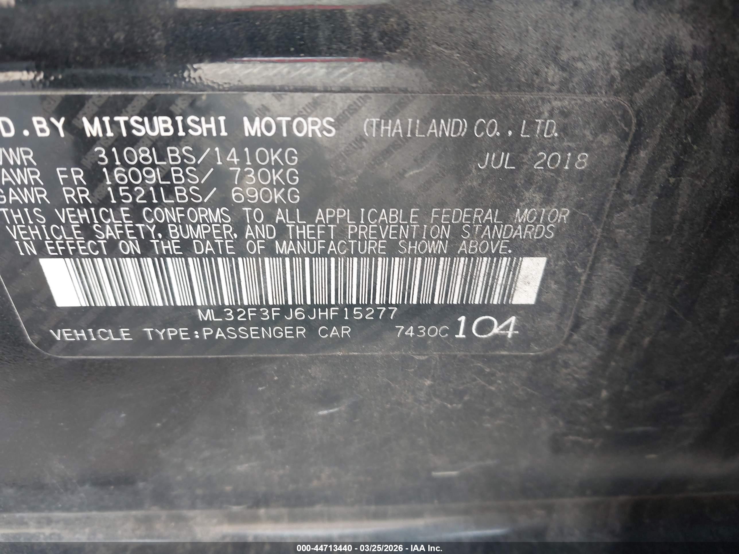 MITSUBISHI MIRAGE image 9