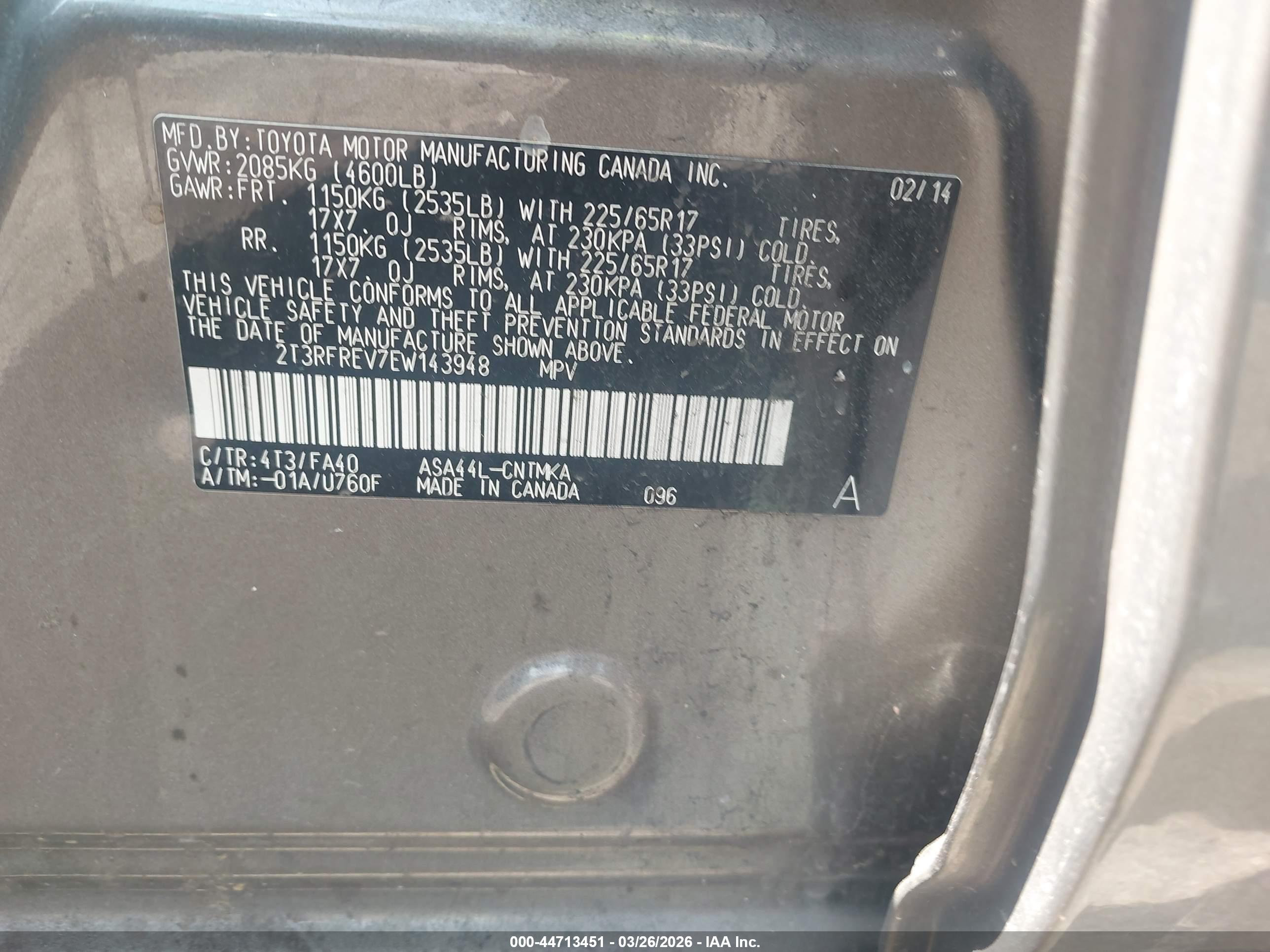 TOYOTA RAV4 image 9