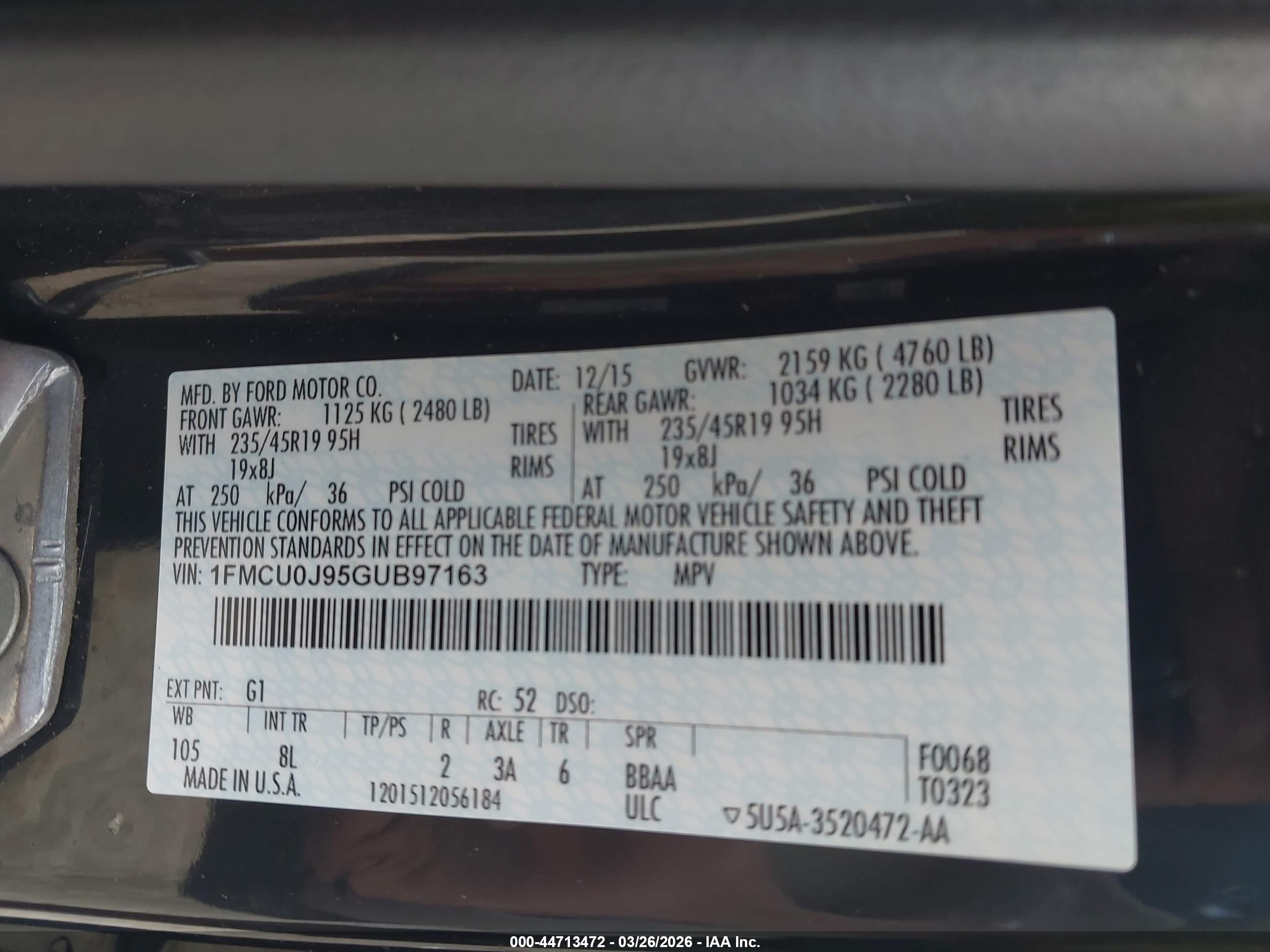 FORD ESCAPE image 9