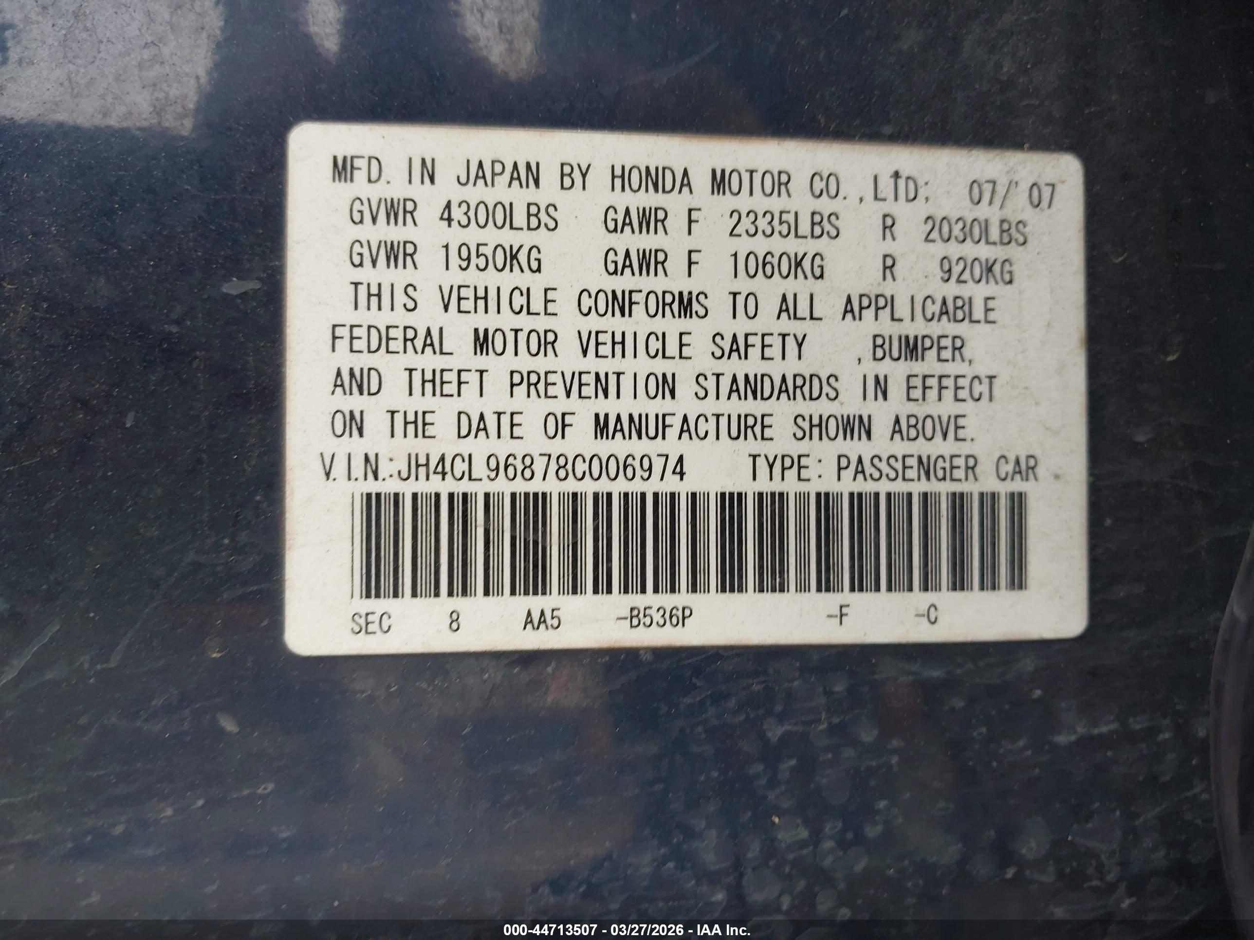 ACURA TSX image 9
