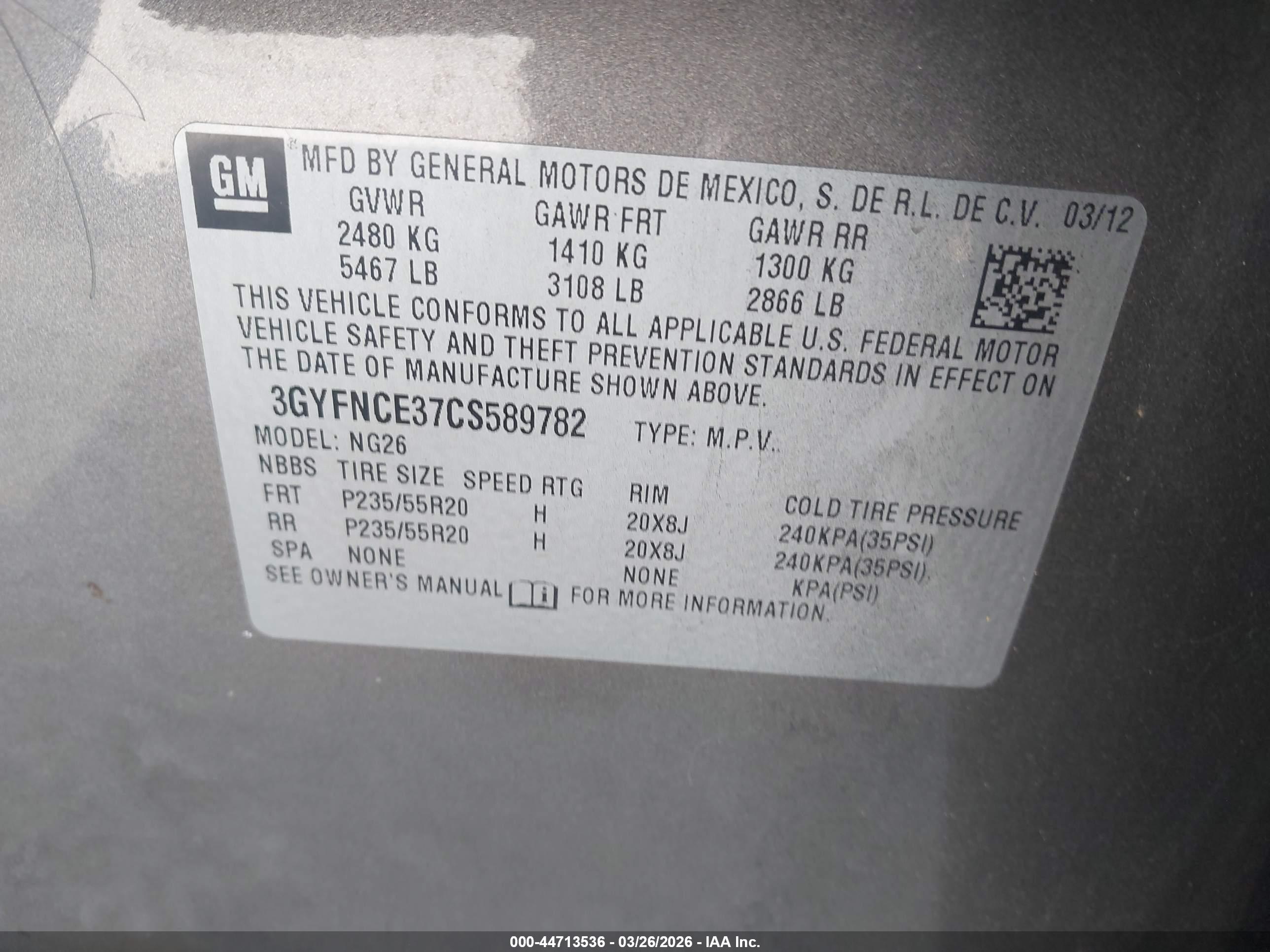 CADILLAC SRX image 9