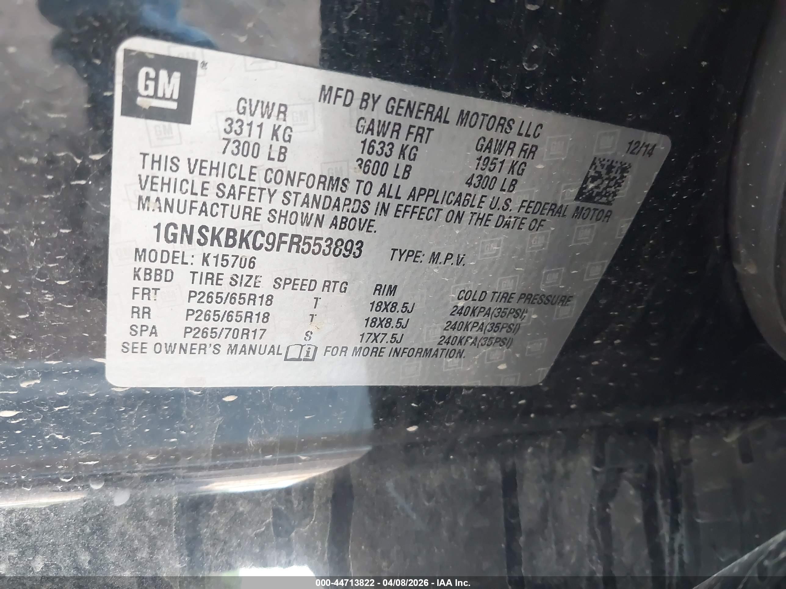 CHEVROLET TAHOE image 9