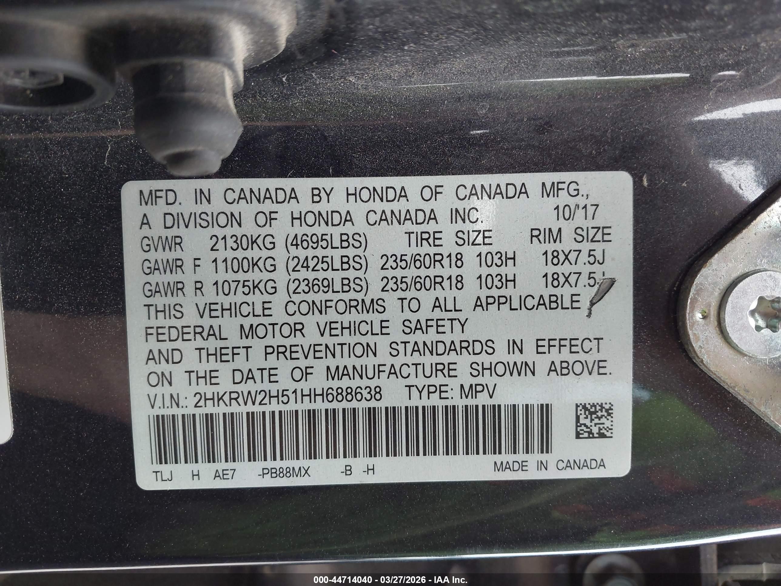 HONDA CR-V image 9