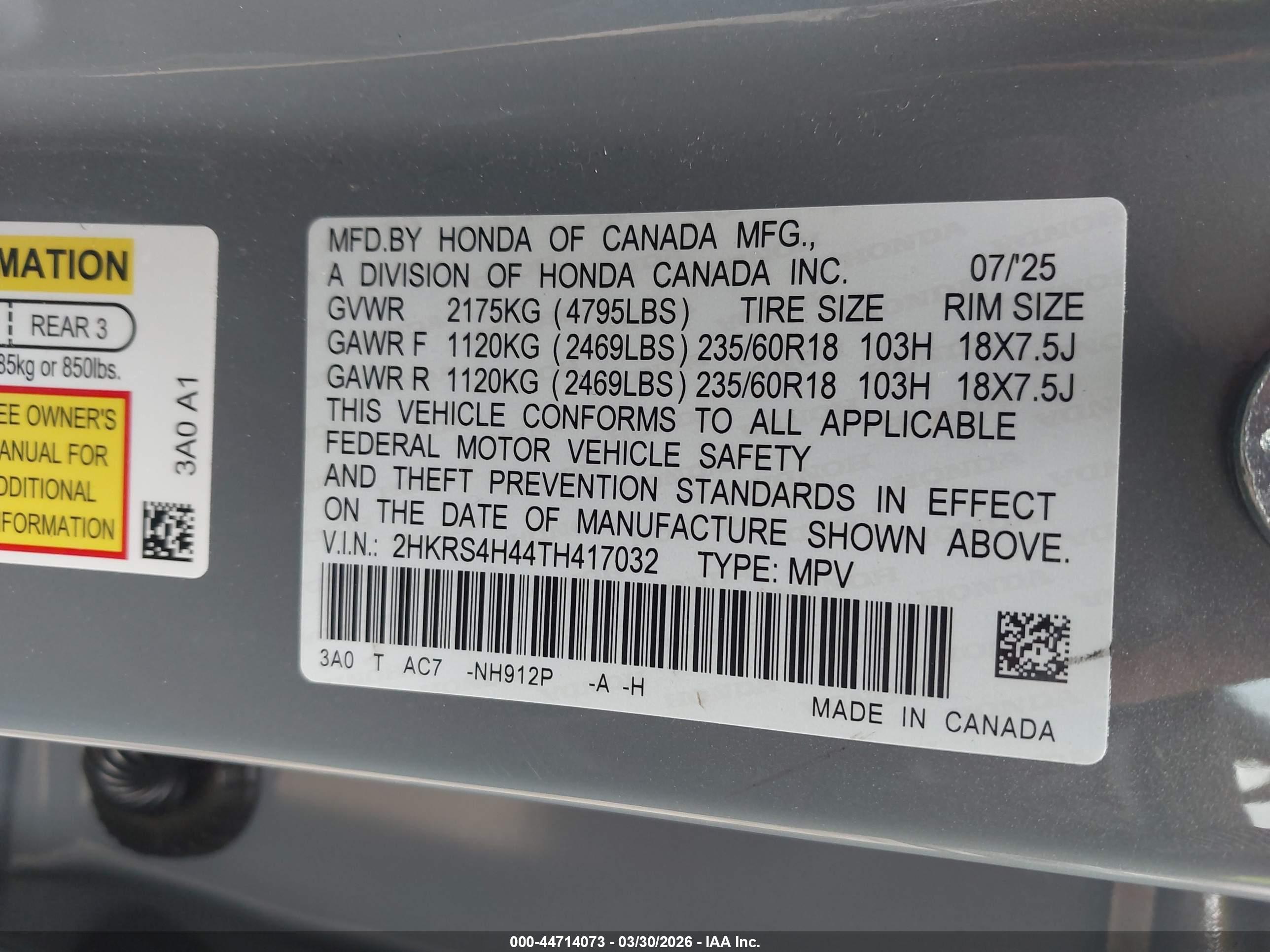 HONDA CR-V image 9