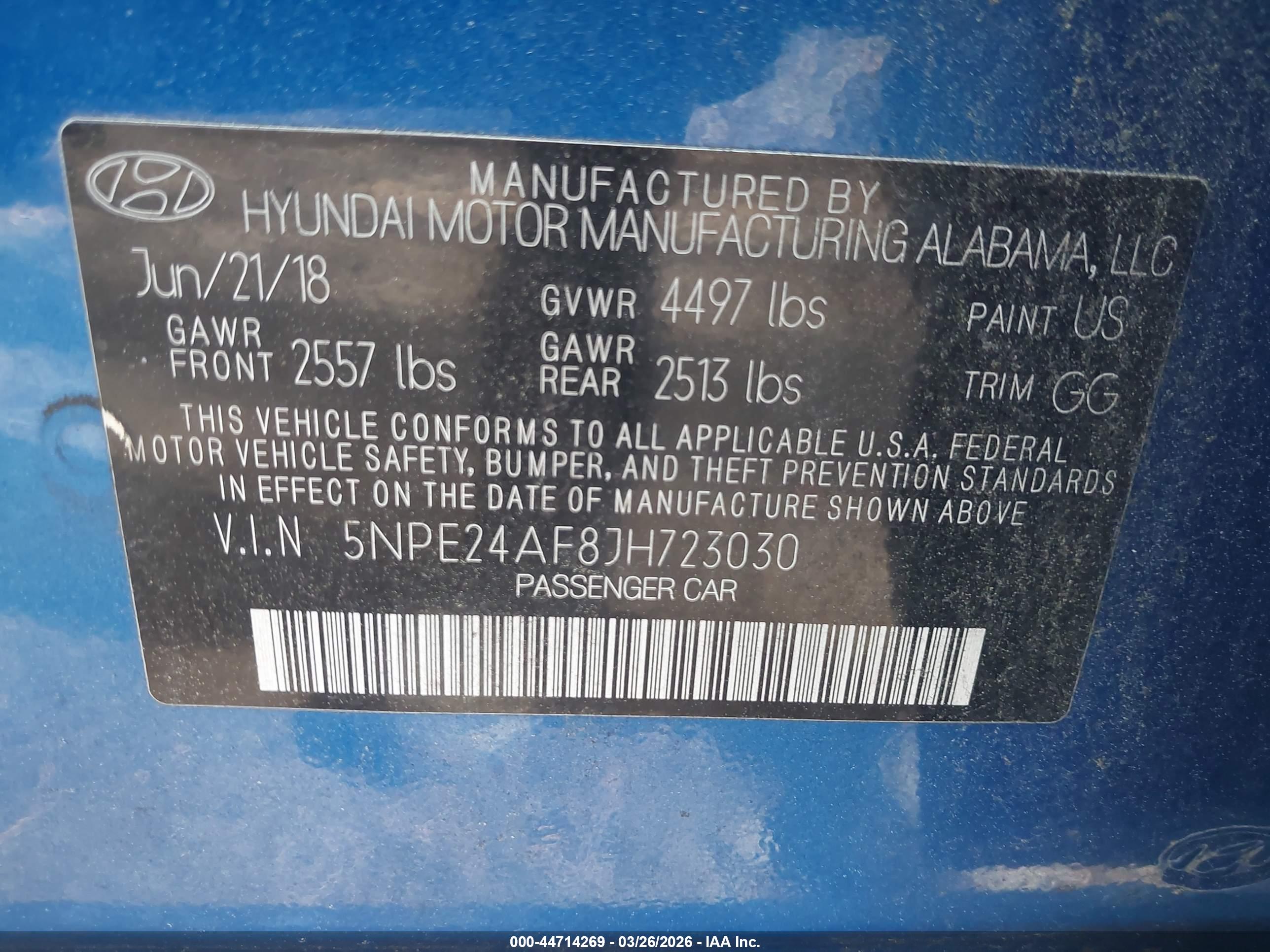 HYUNDAI SONATA image 9