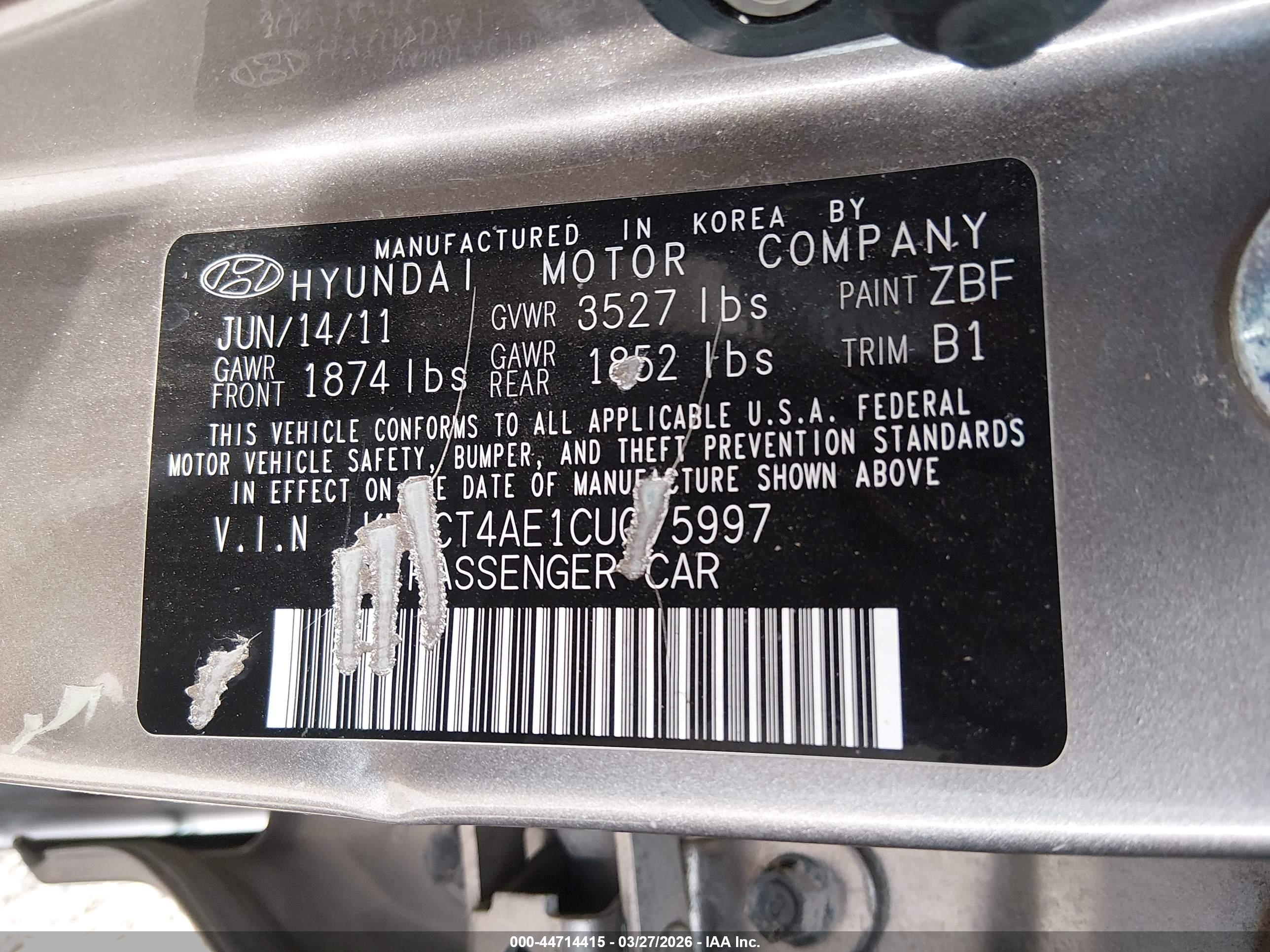 HYUNDAI ACCENT image 9