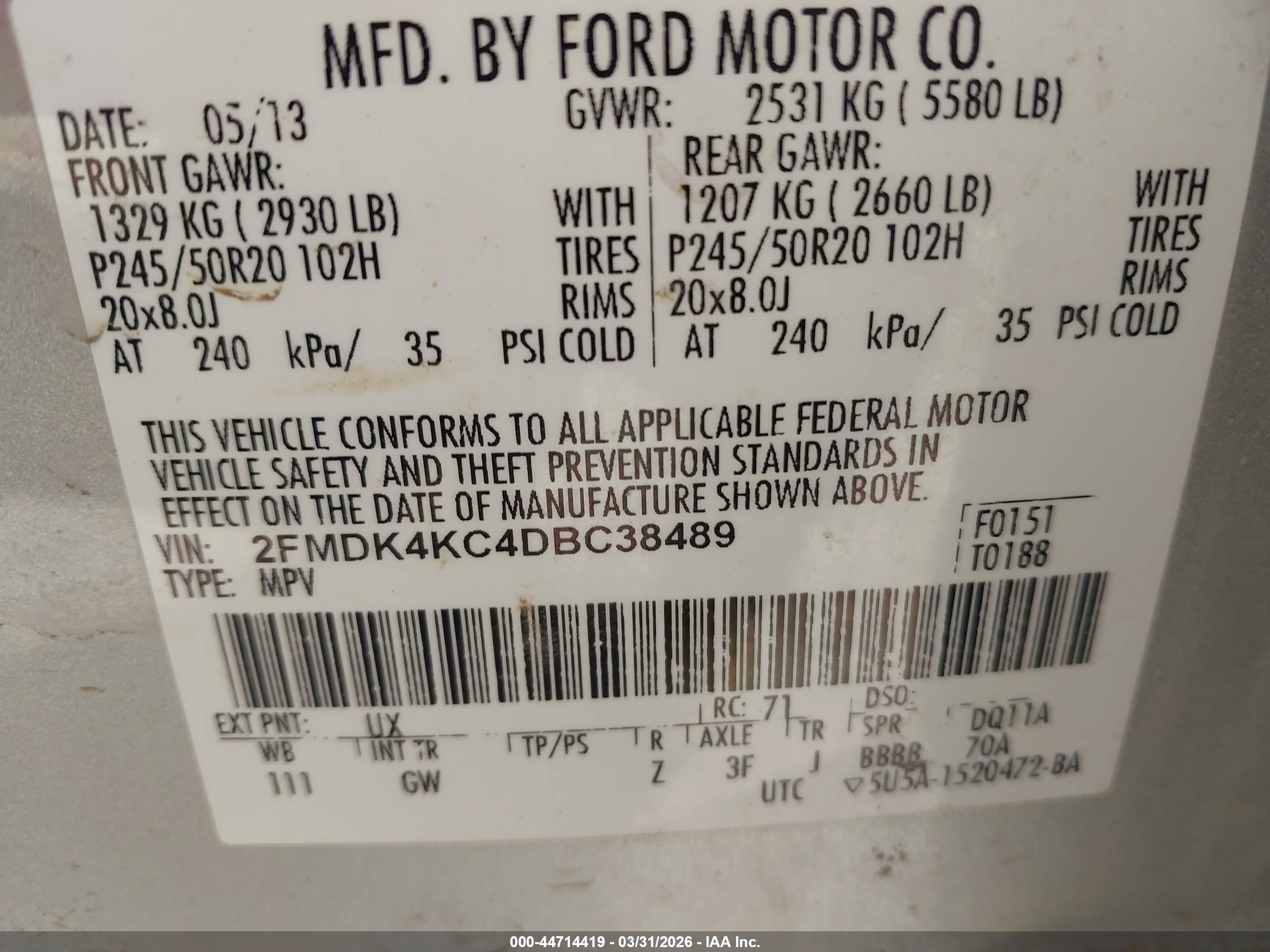 FORD EDGE image 9