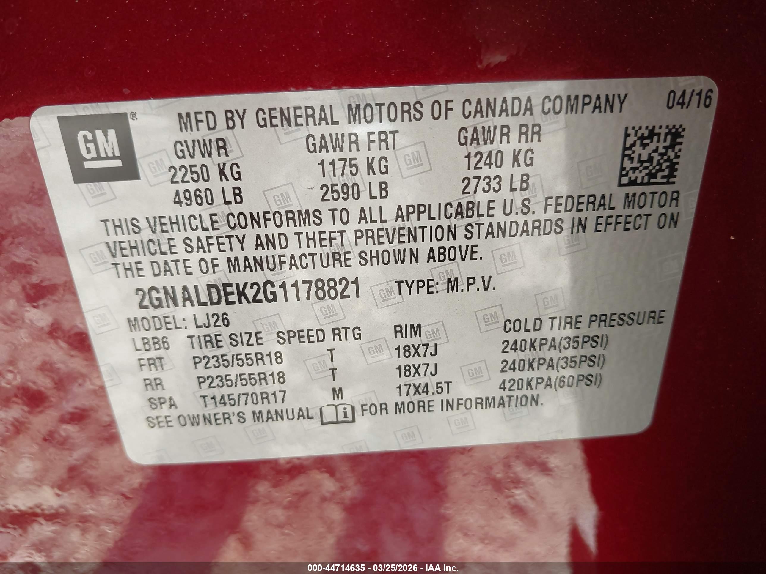 CHEVROLET EQUINOX image 9