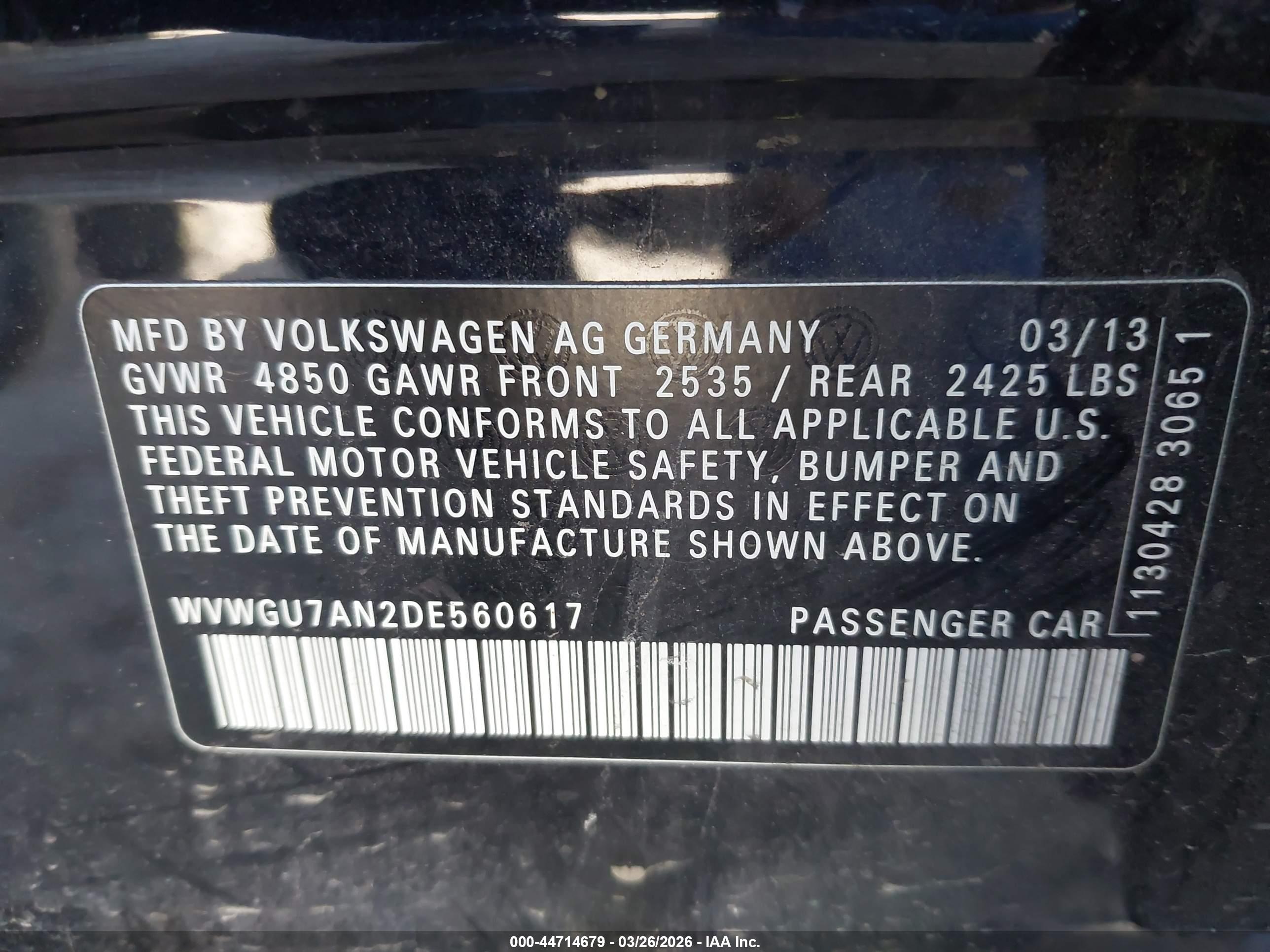 VOLKSWAGEN CC image 9