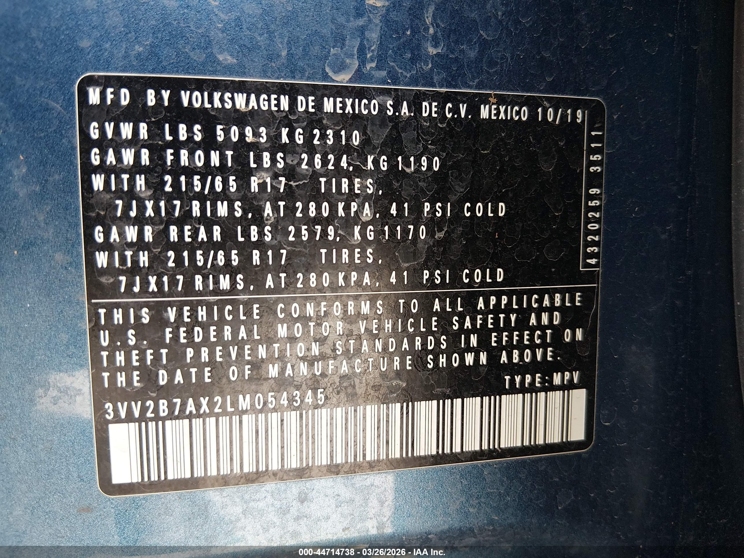 VOLKSWAGEN TIGUAN image 9