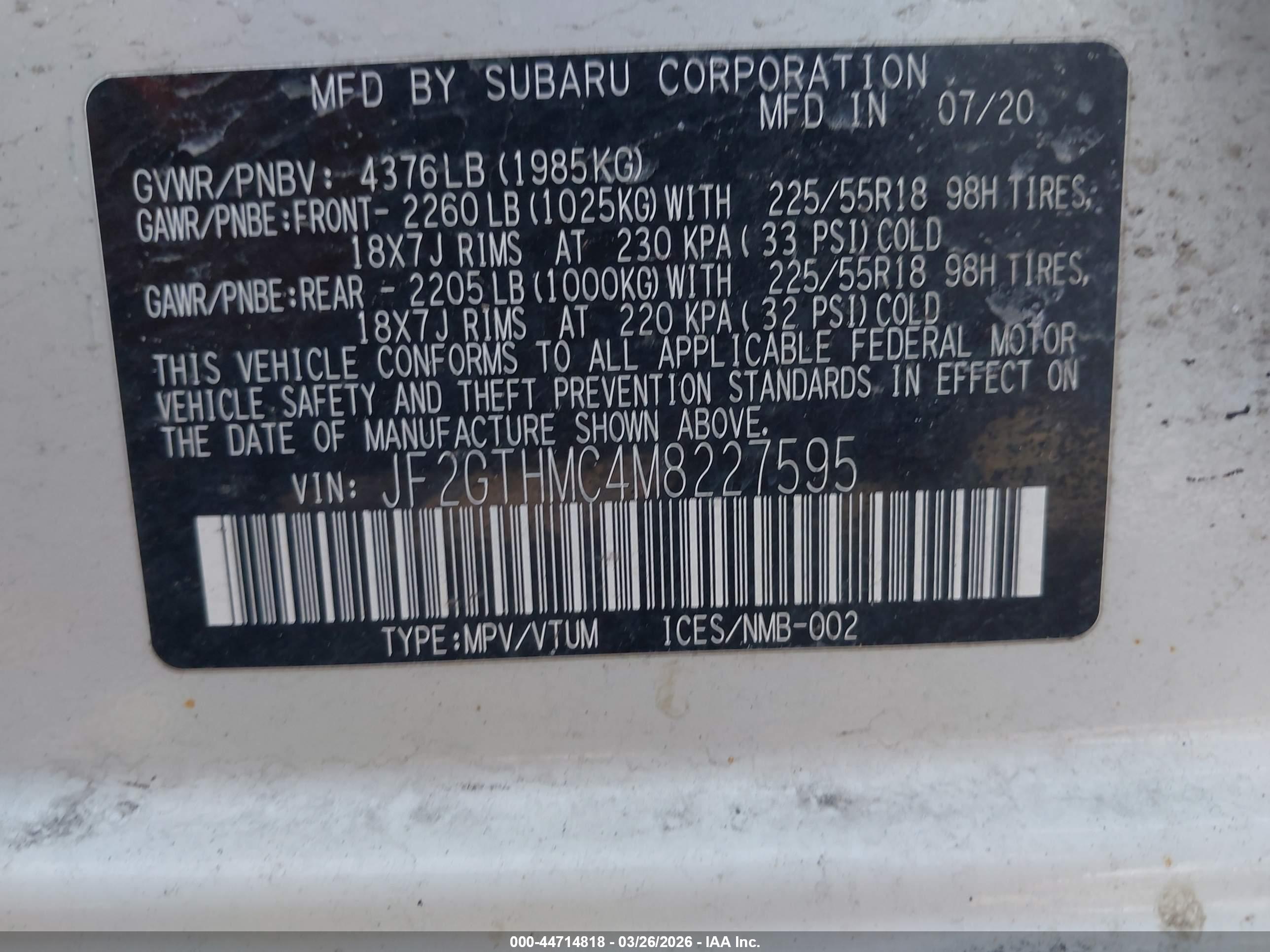 SUBARU CROSSTREK image 9