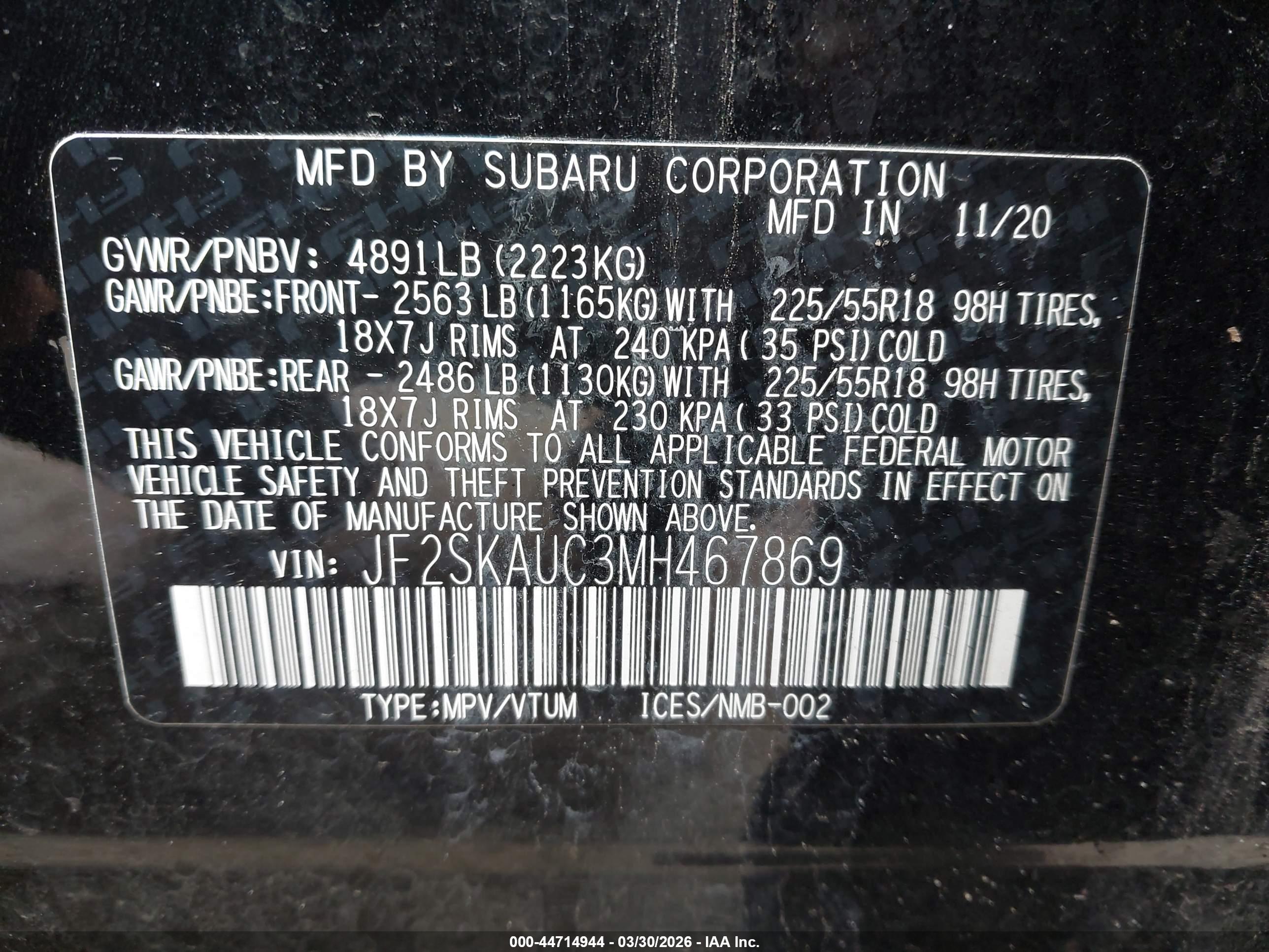 SUBARU FORESTER image 9