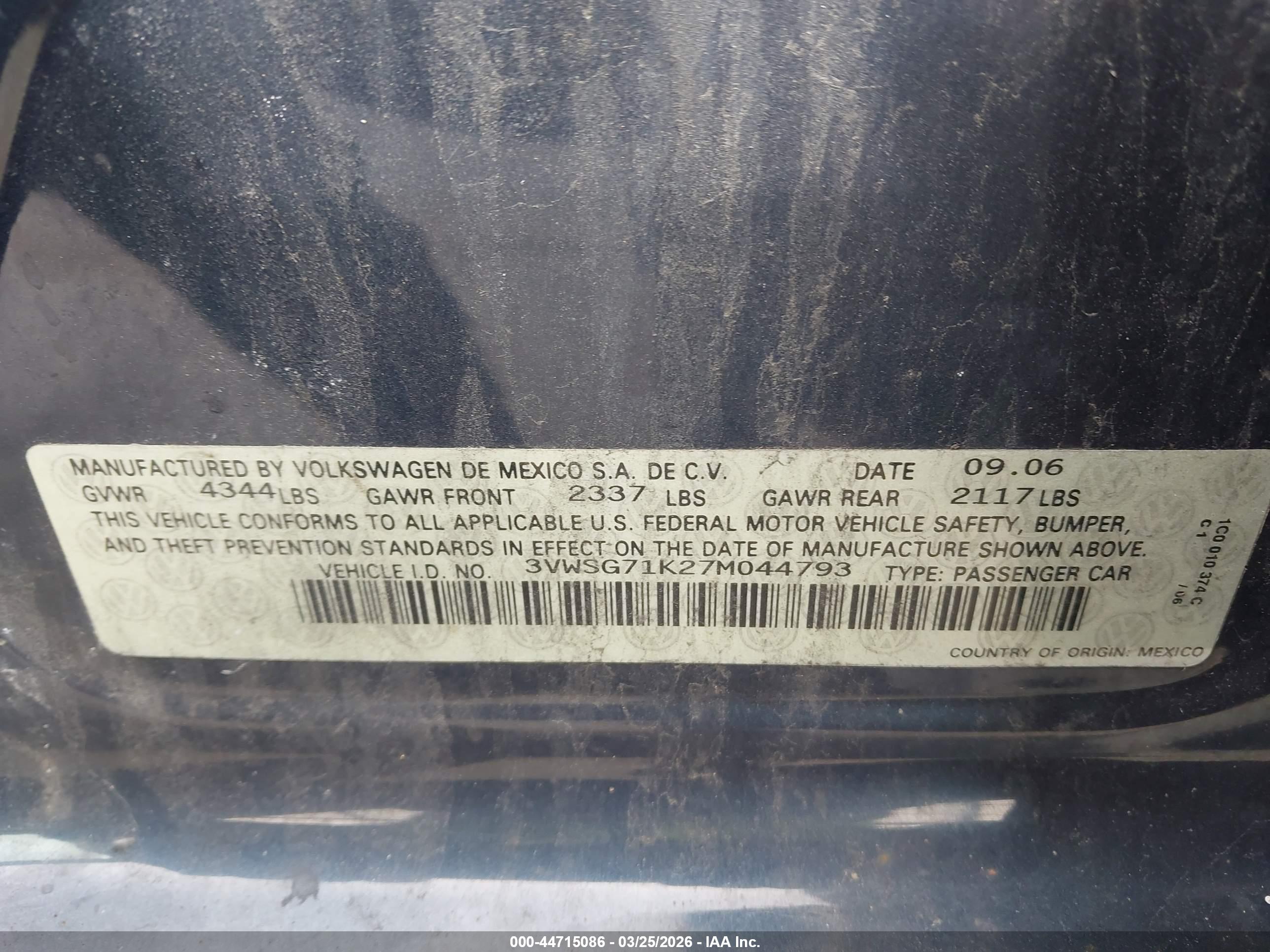 VOLKSWAGEN JETTA image 9