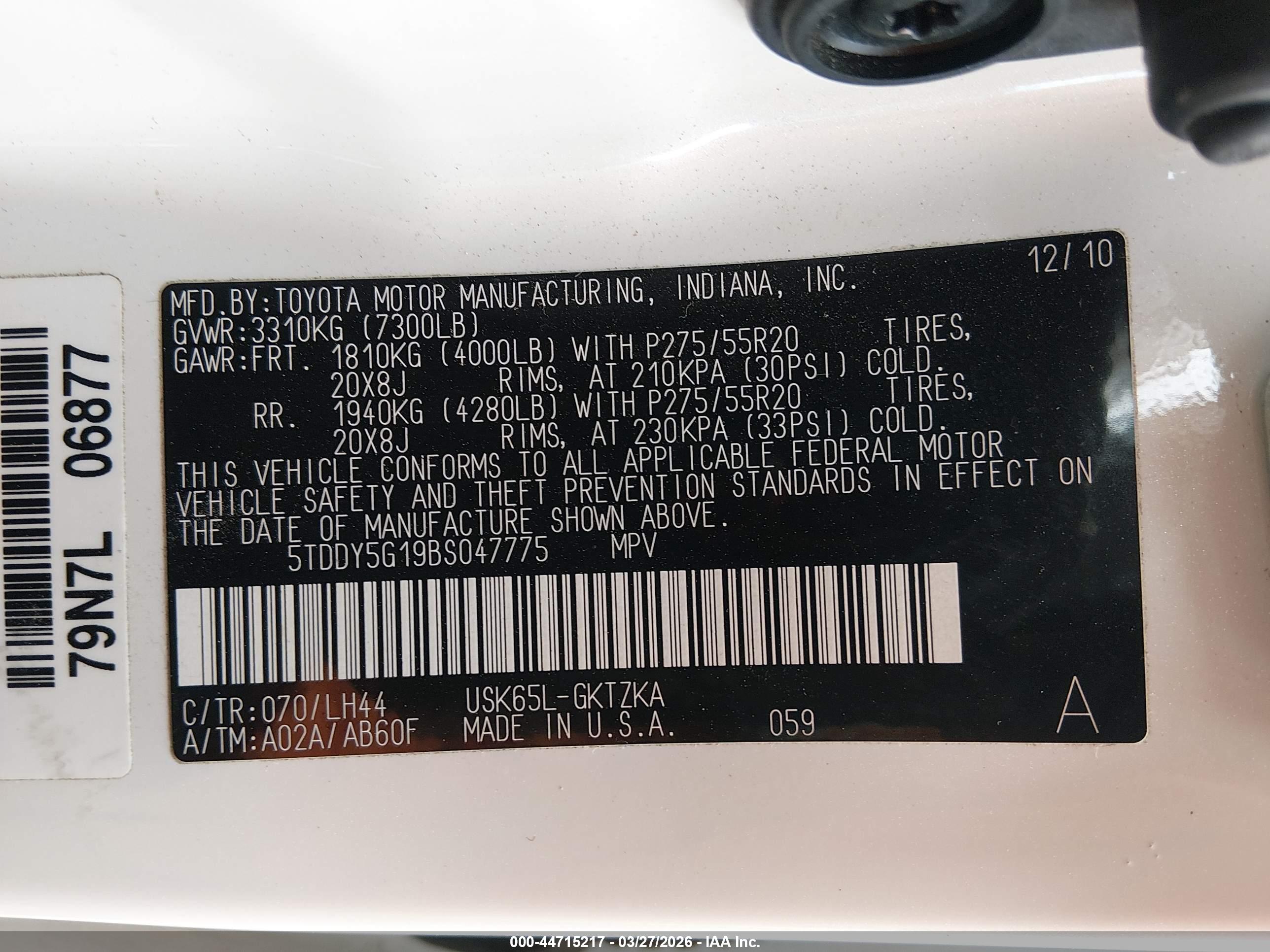 TOYOTA SEQUOIA image 9