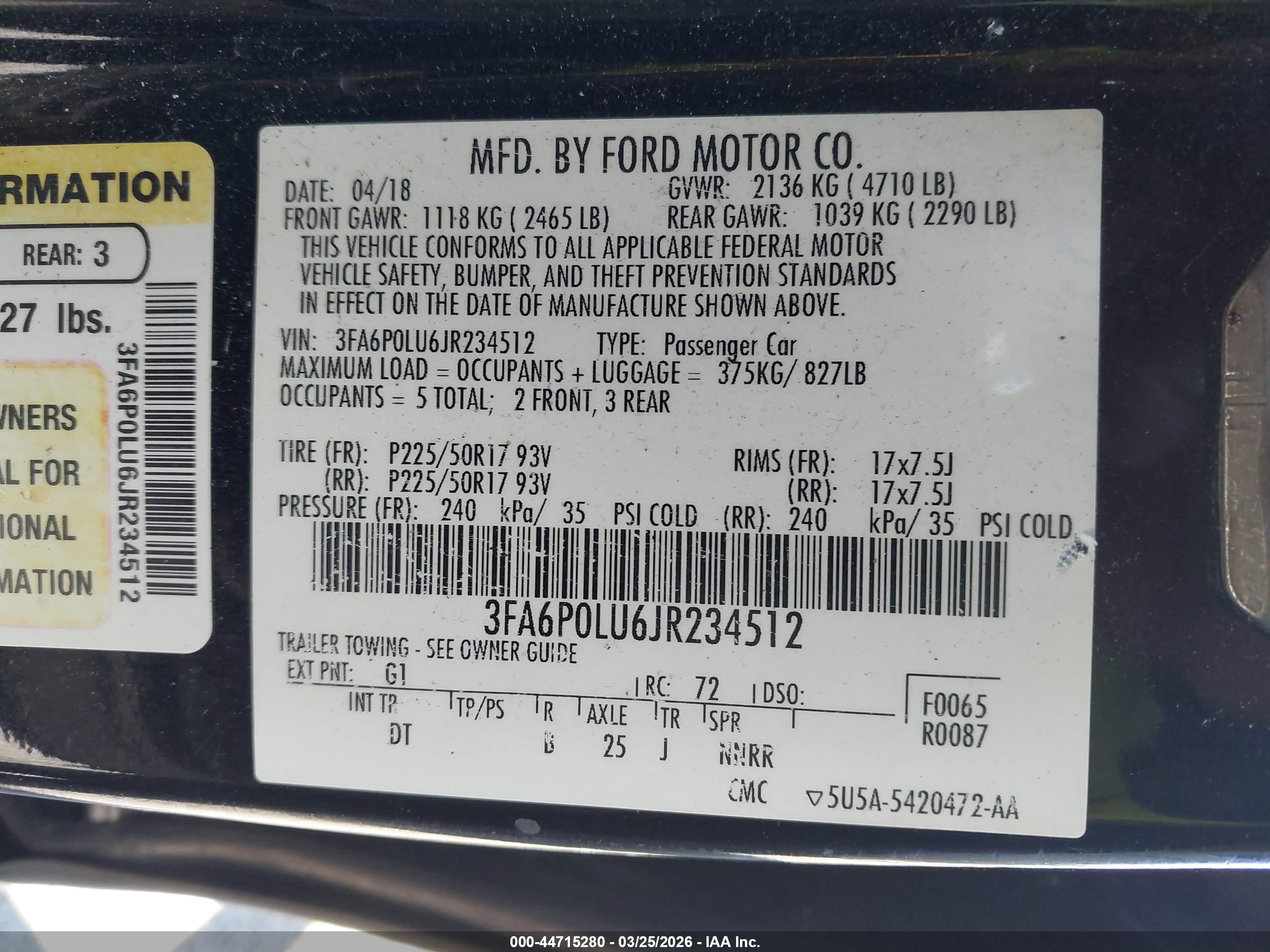 FORD FUSION image 9