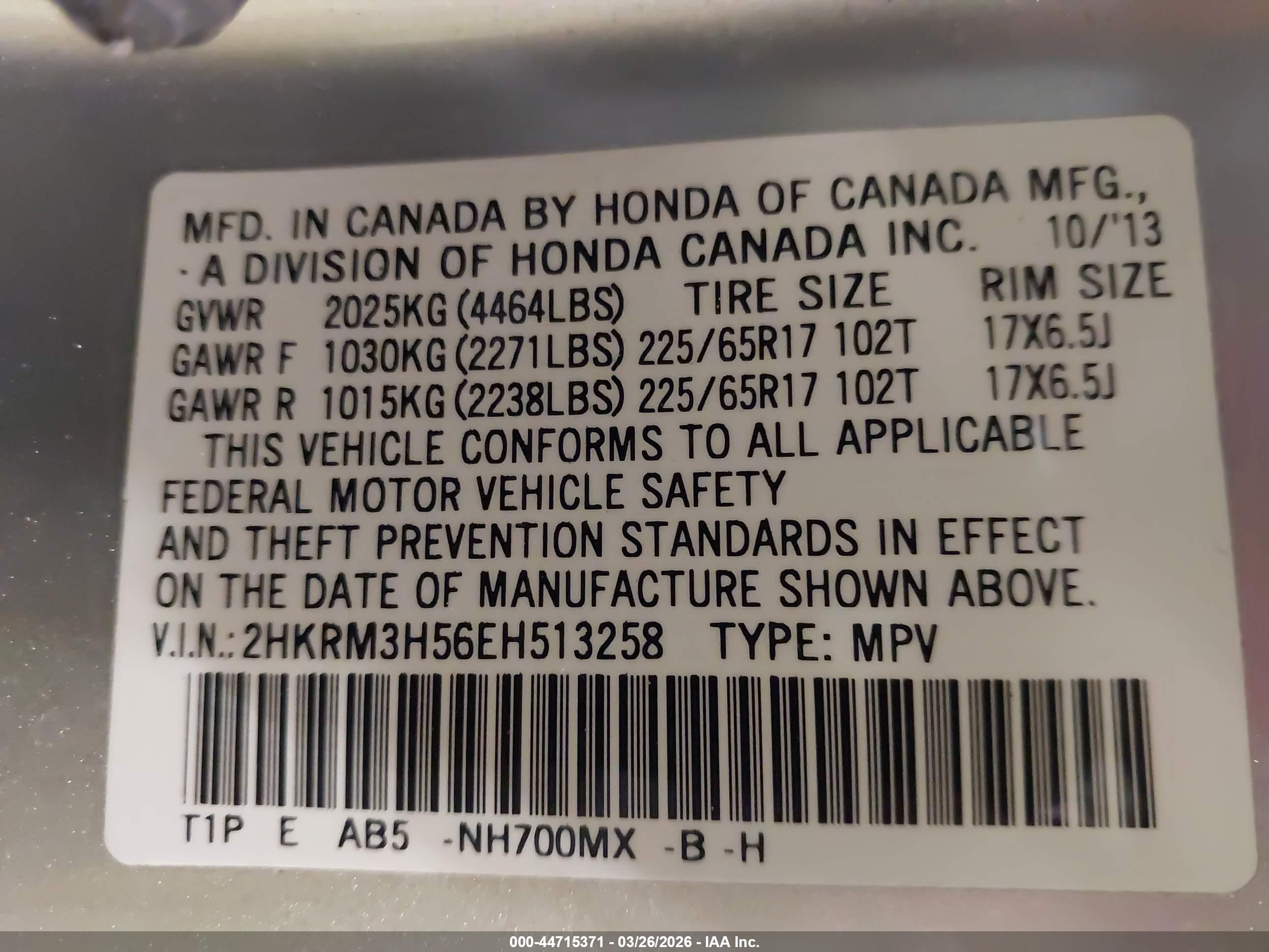 HONDA CR-V image 9