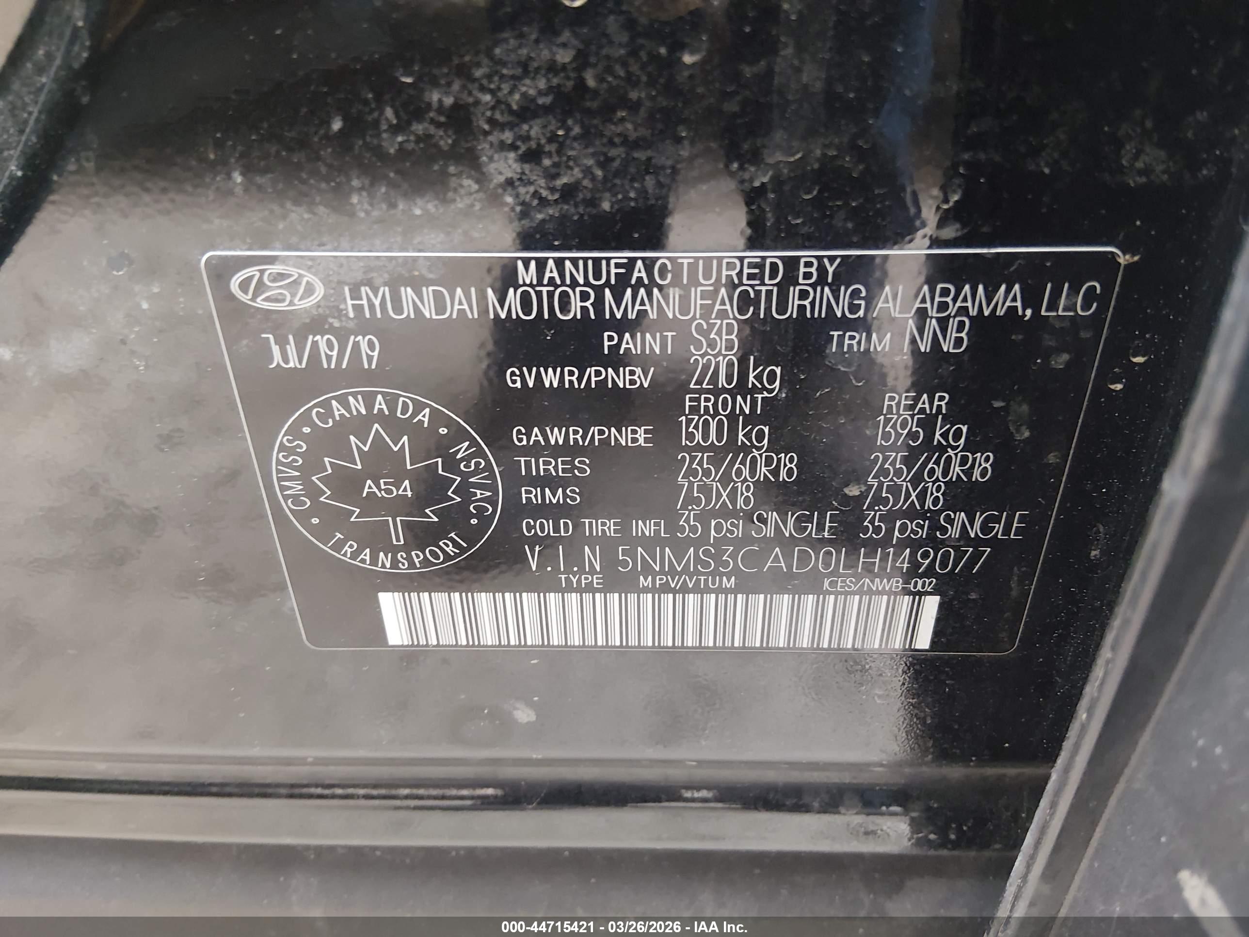 HYUNDAI SANTA image 9