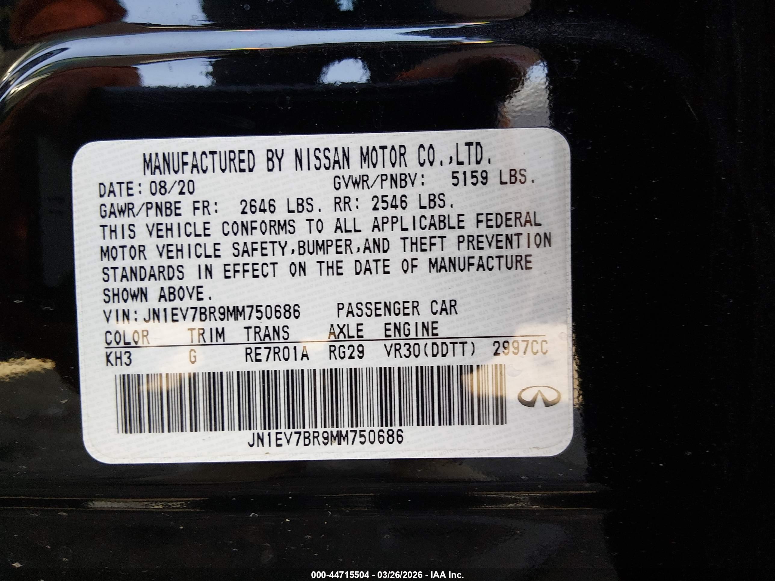 INFINITI Q50 image 9