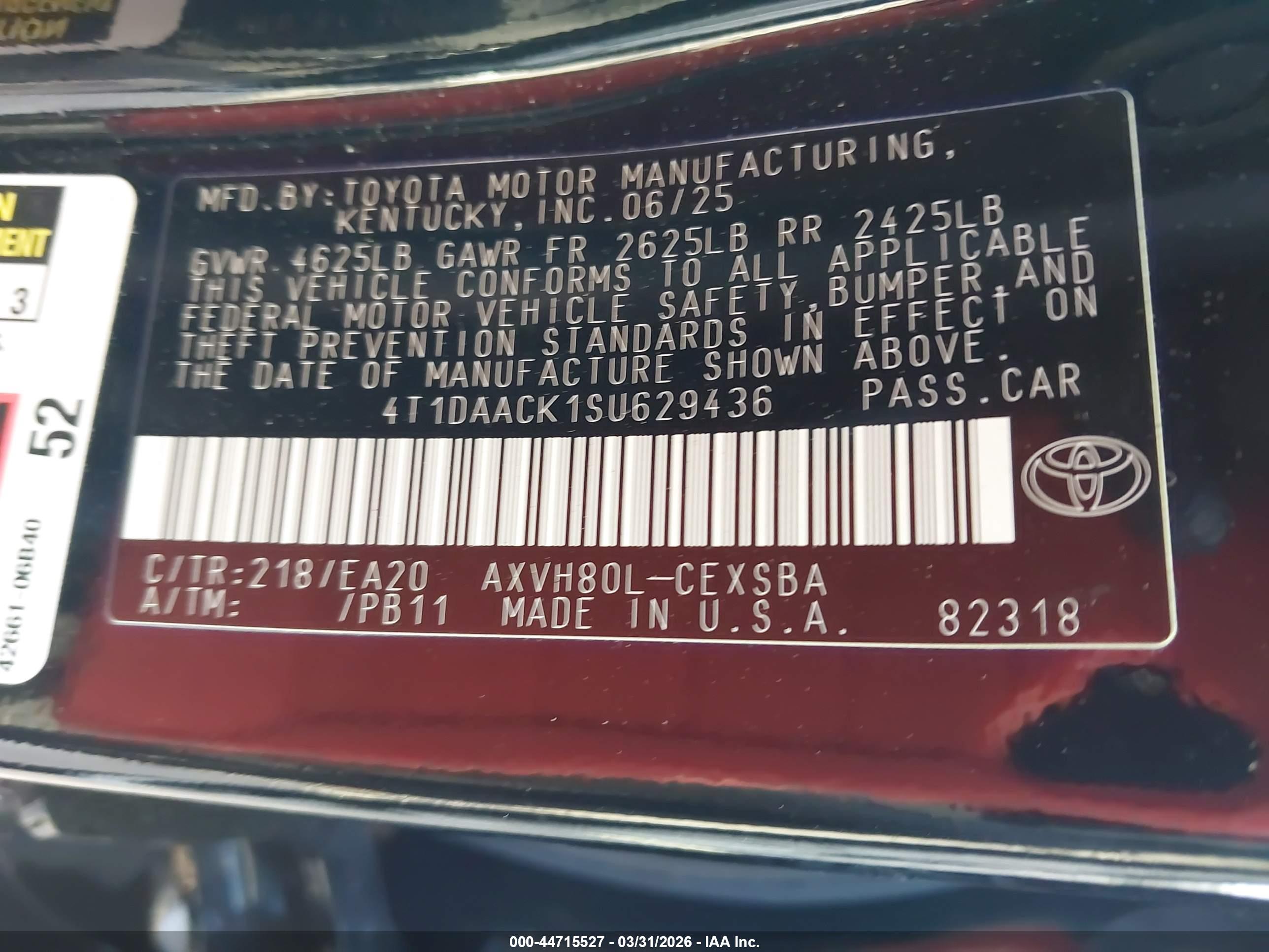 TOYOTA CAMRY image 9