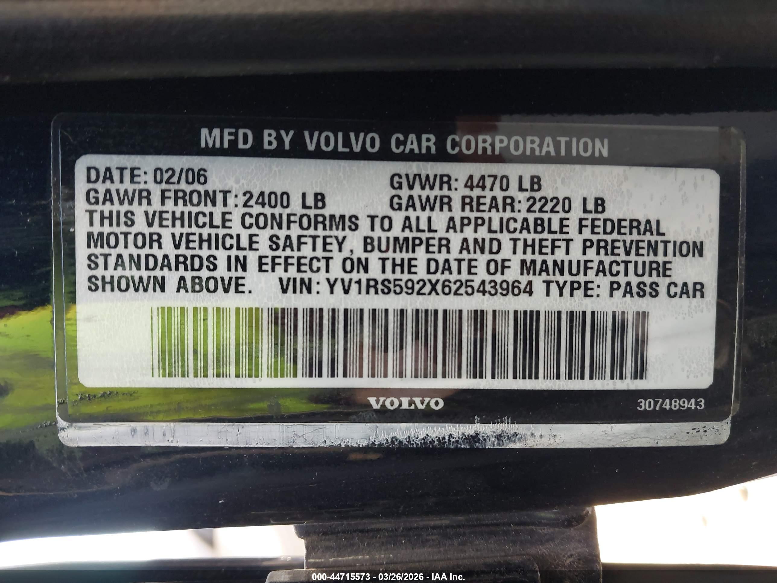 VOLVO S60 image 9
