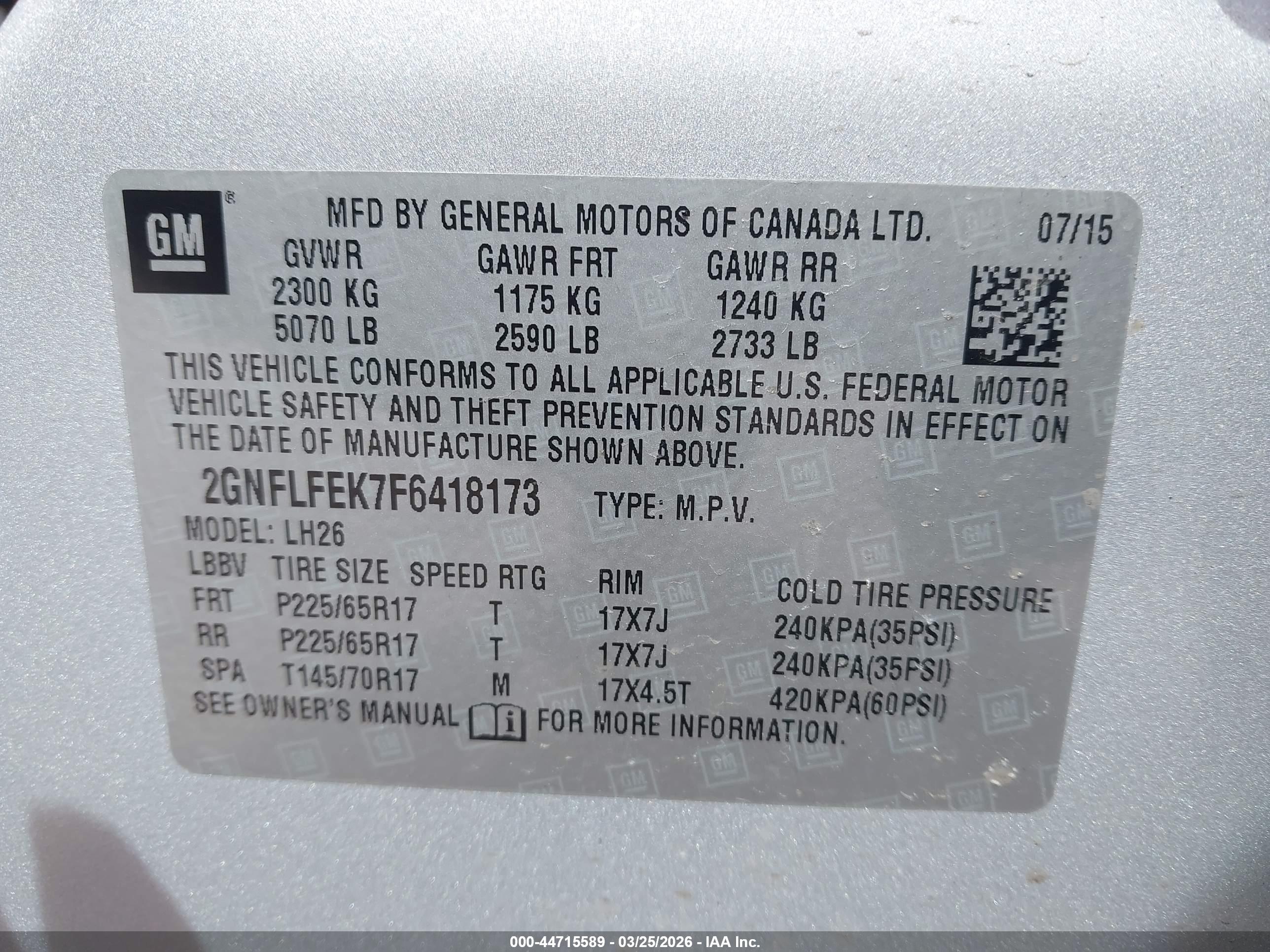 CHEVROLET EQUINOX image 9