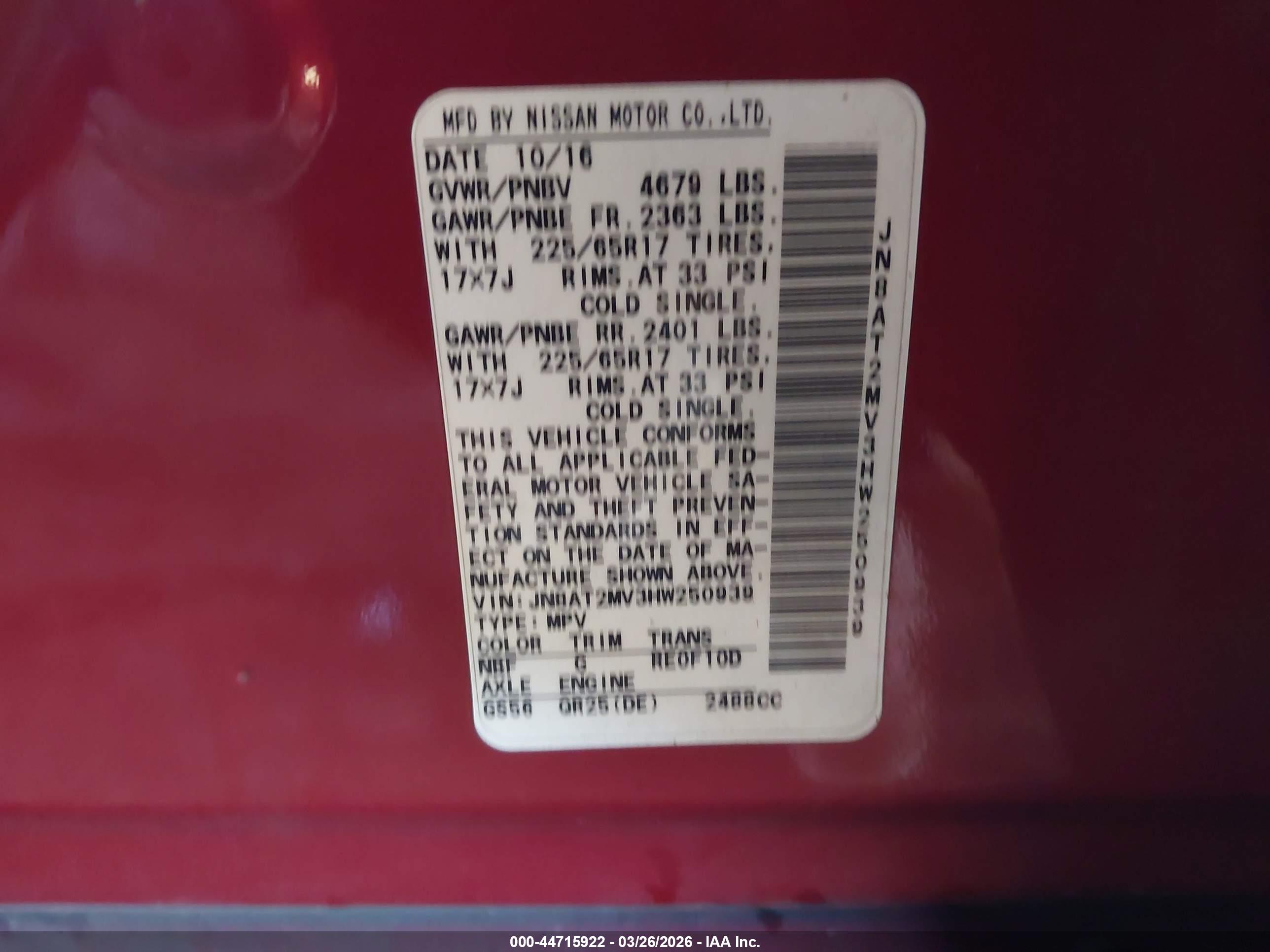 NISSAN ROGUE image 9