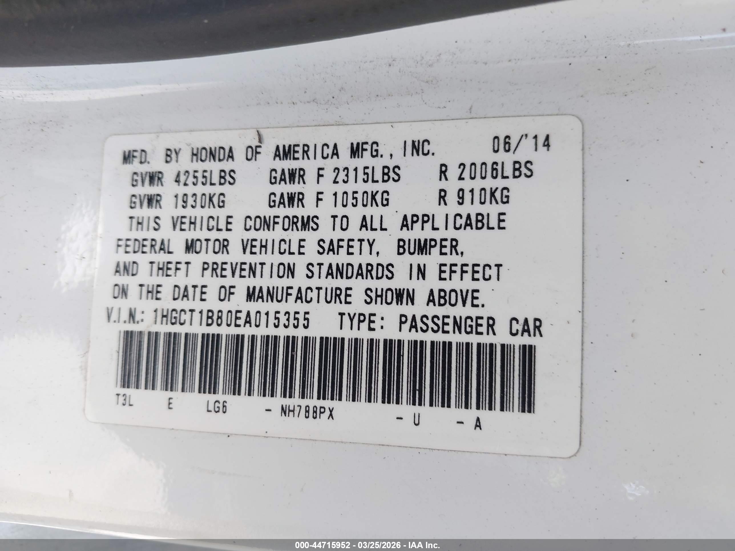 HONDA ACCORD image 9
