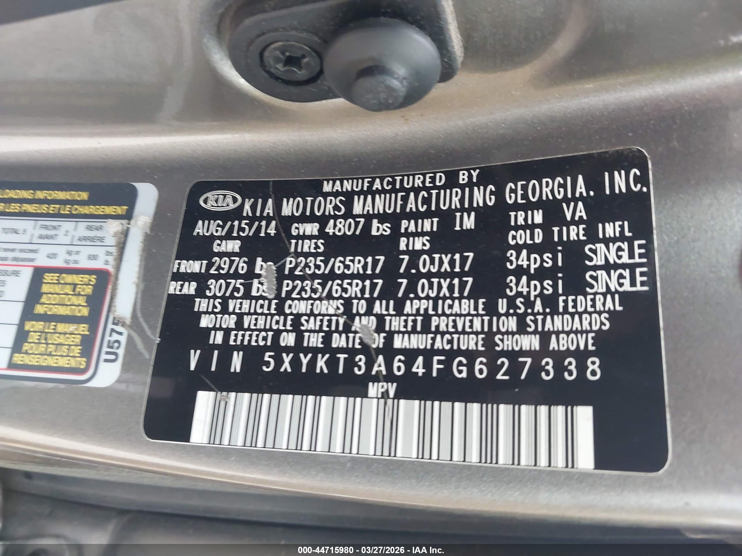 KIA SORENTO image 9