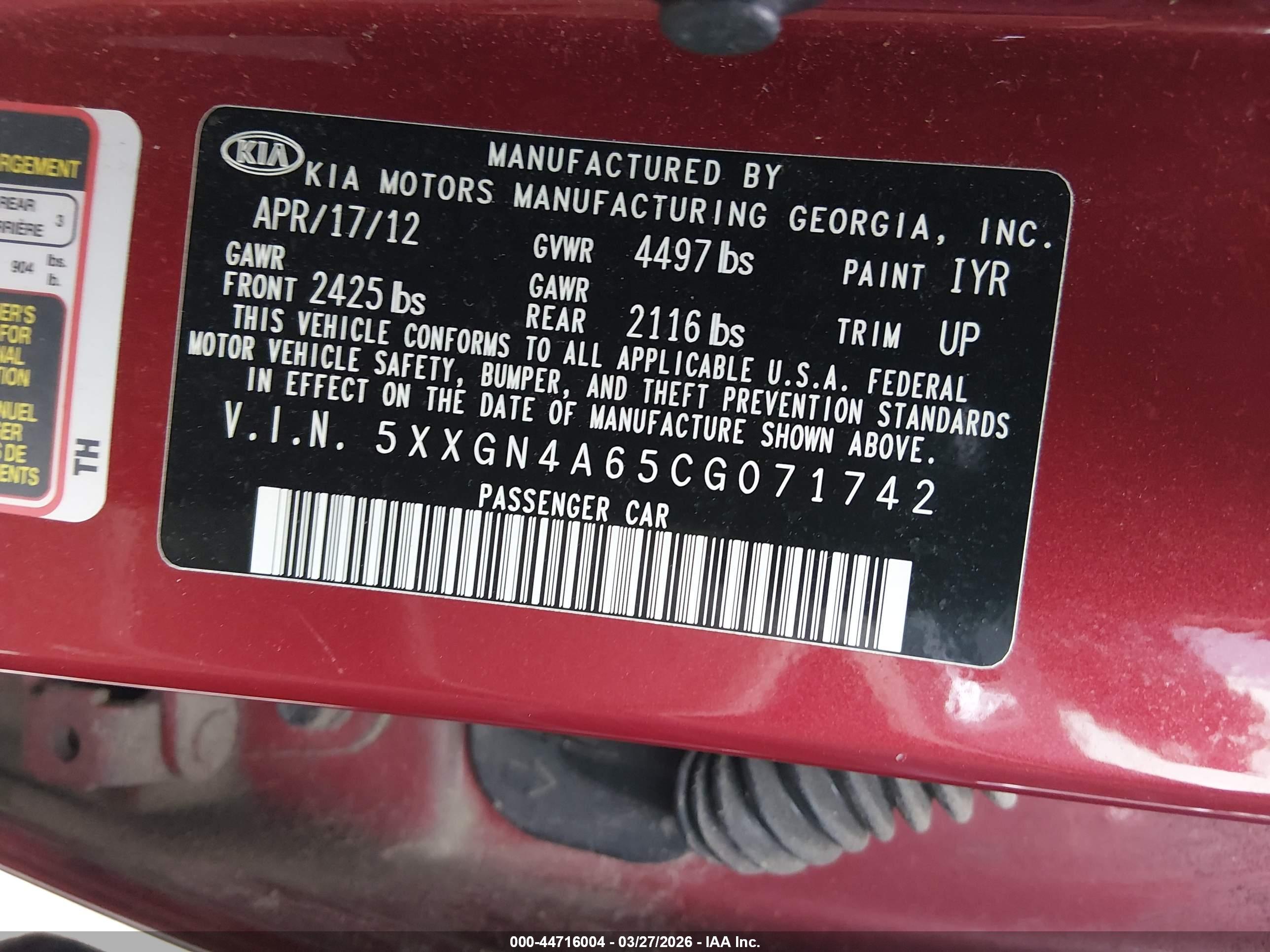 KIA OPTIMA image 9