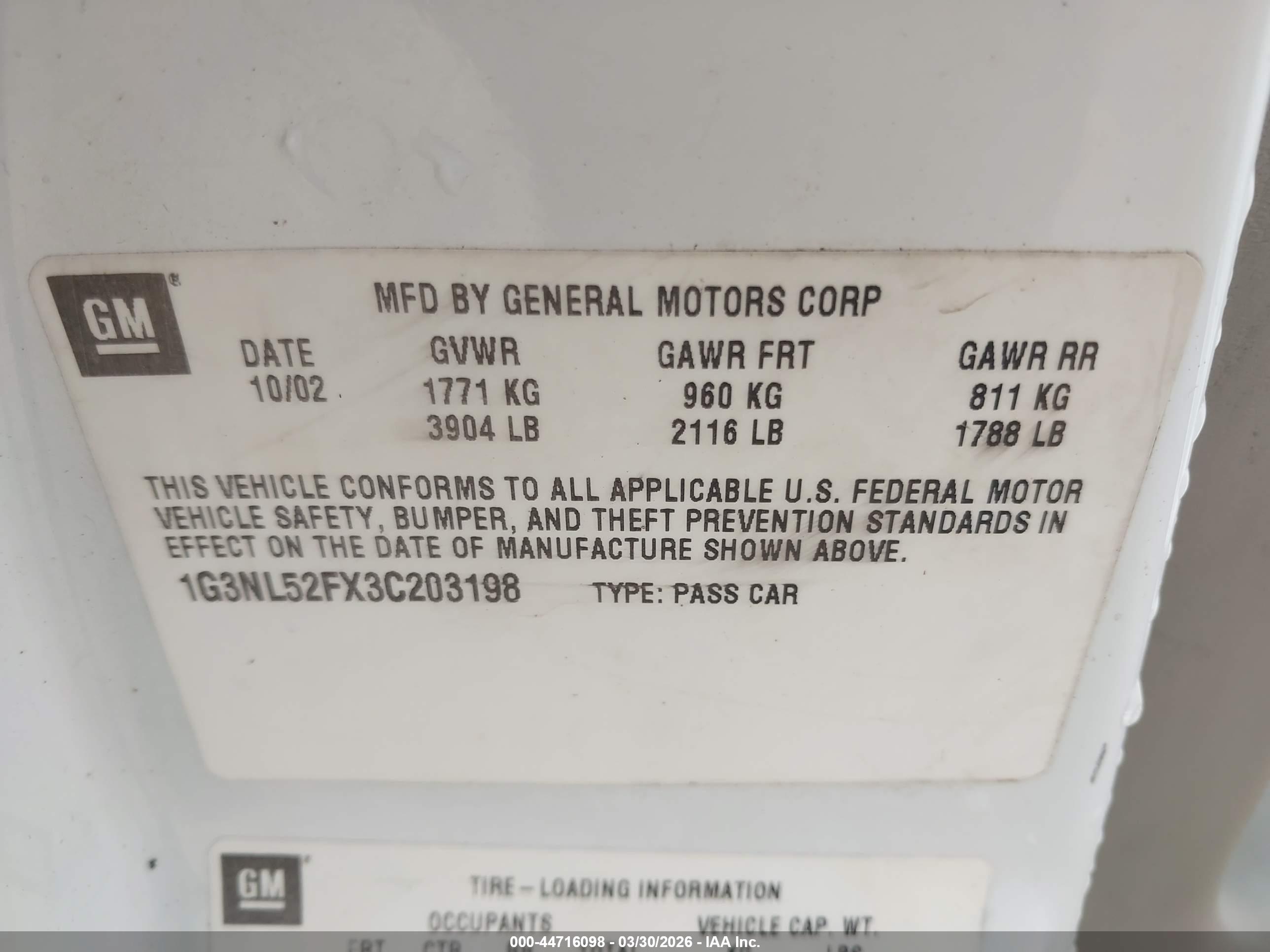 OLDSMOBILE ALERO image 9