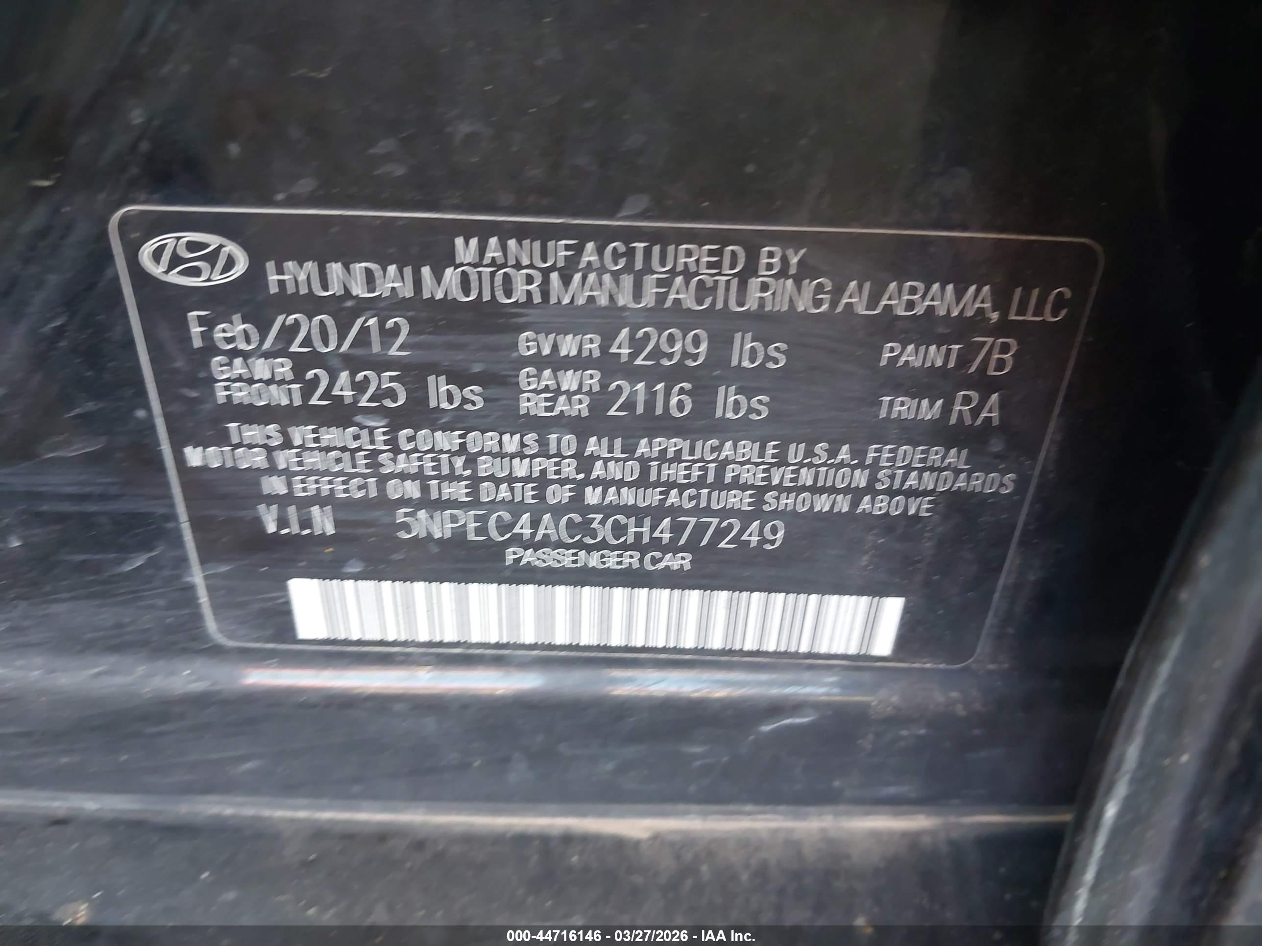 HYUNDAI SONATA image 9