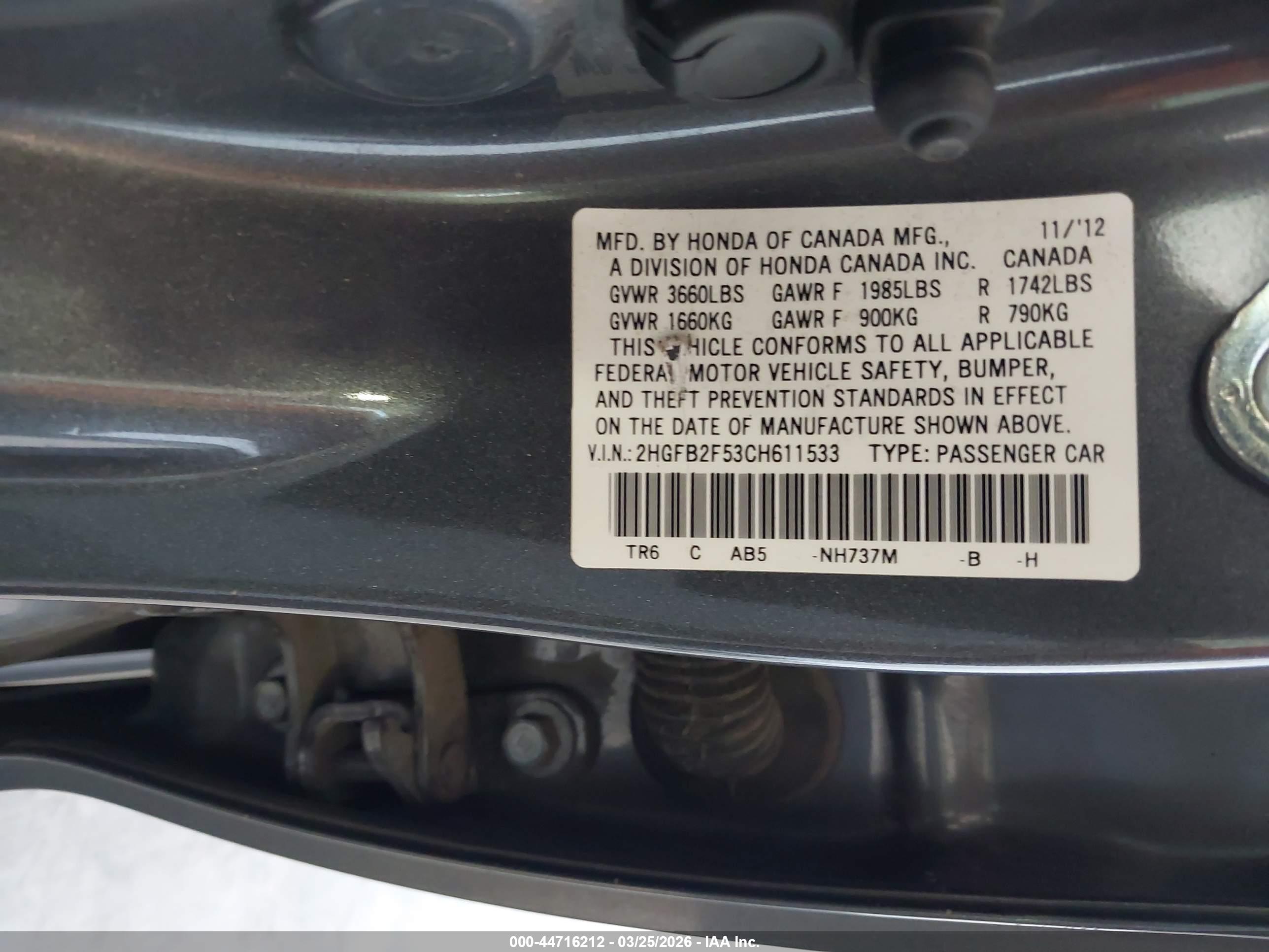 HONDA CIVIC image 9