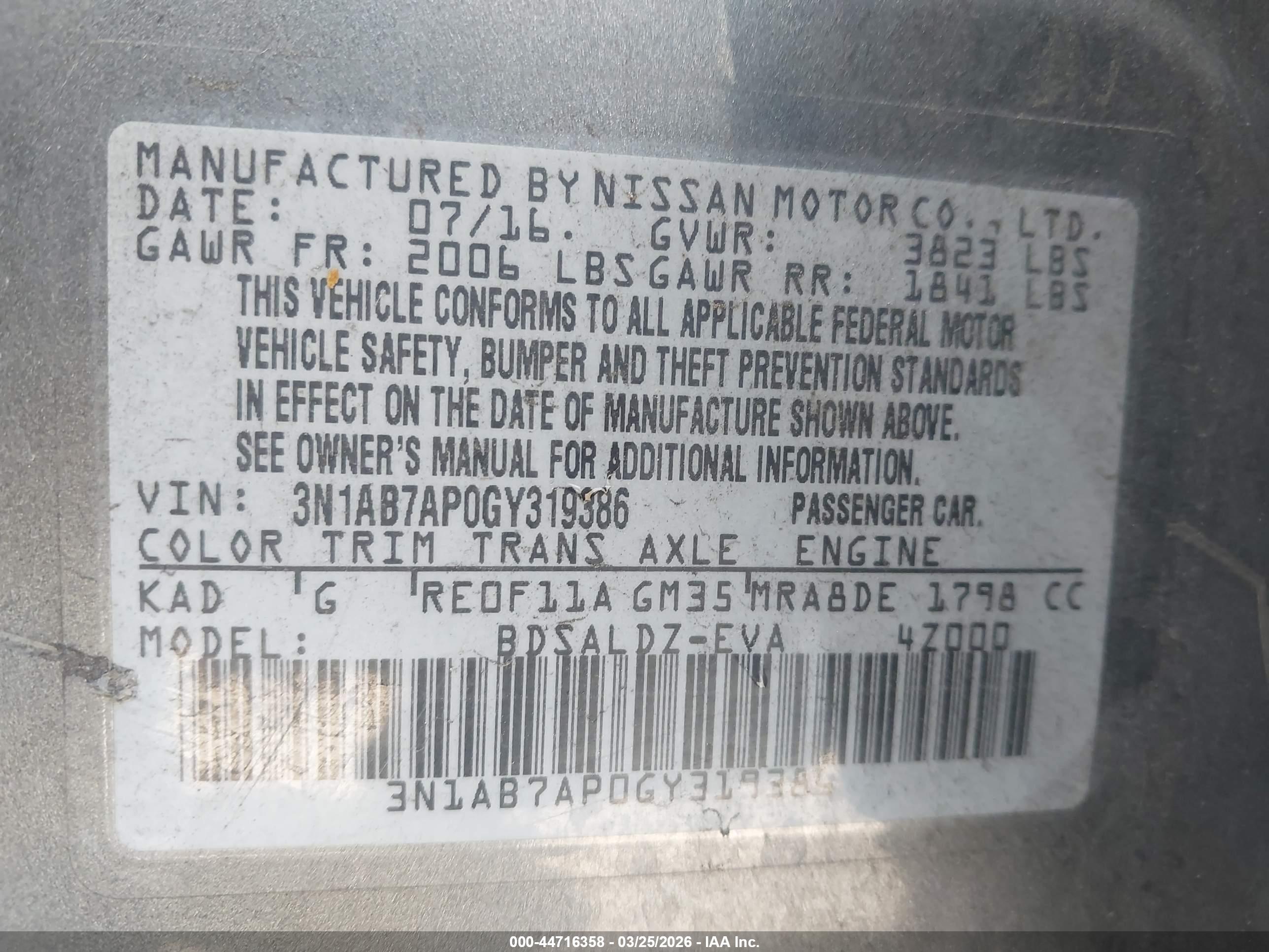 NISSAN SENTRA image 9