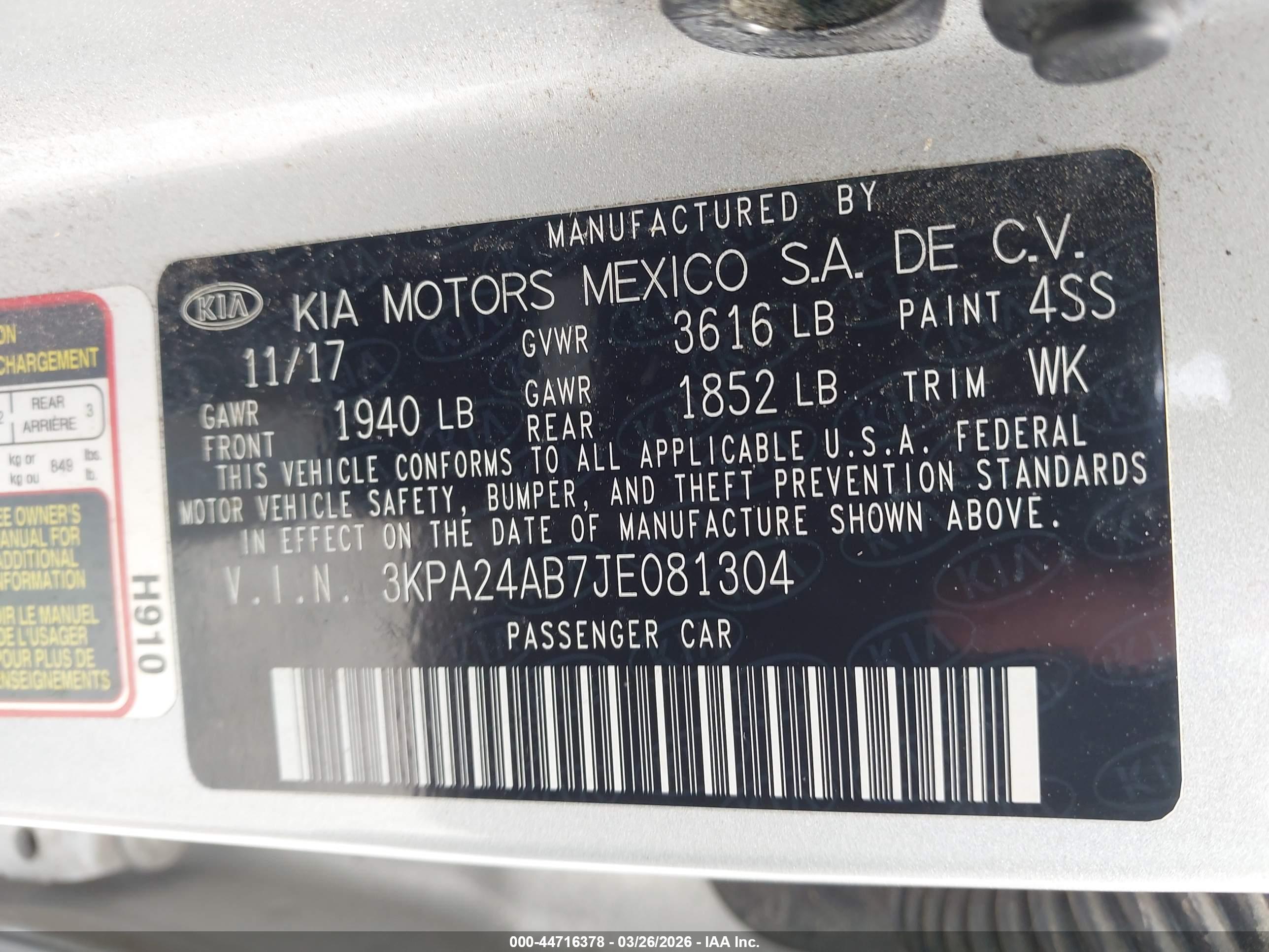 KIA RIO image 9