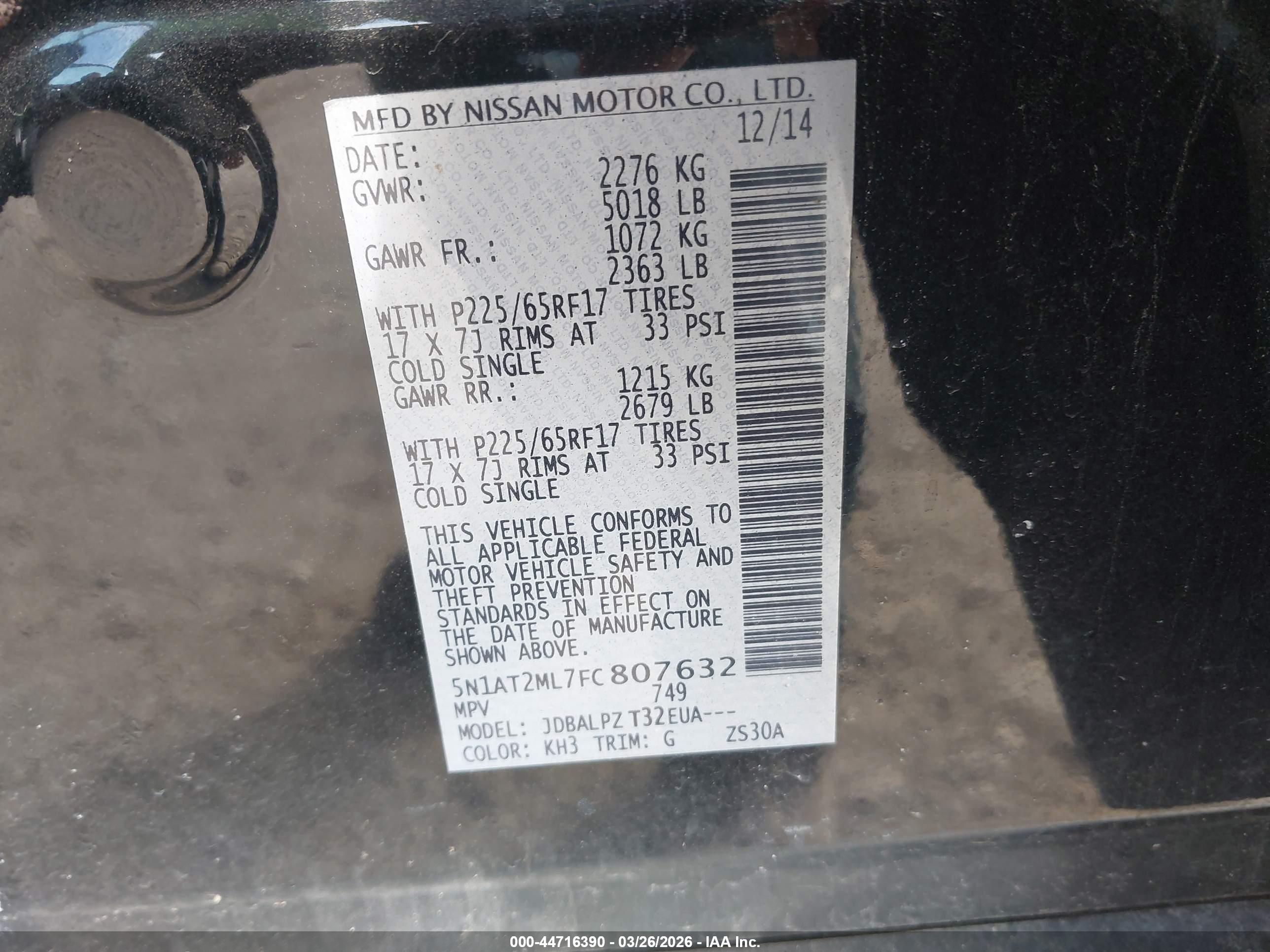 NISSAN ROGUE image 9