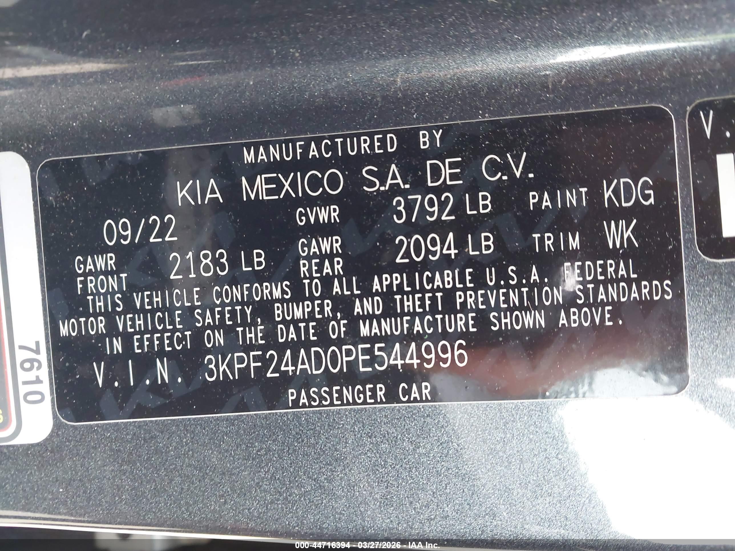 KIA FORTE image 9