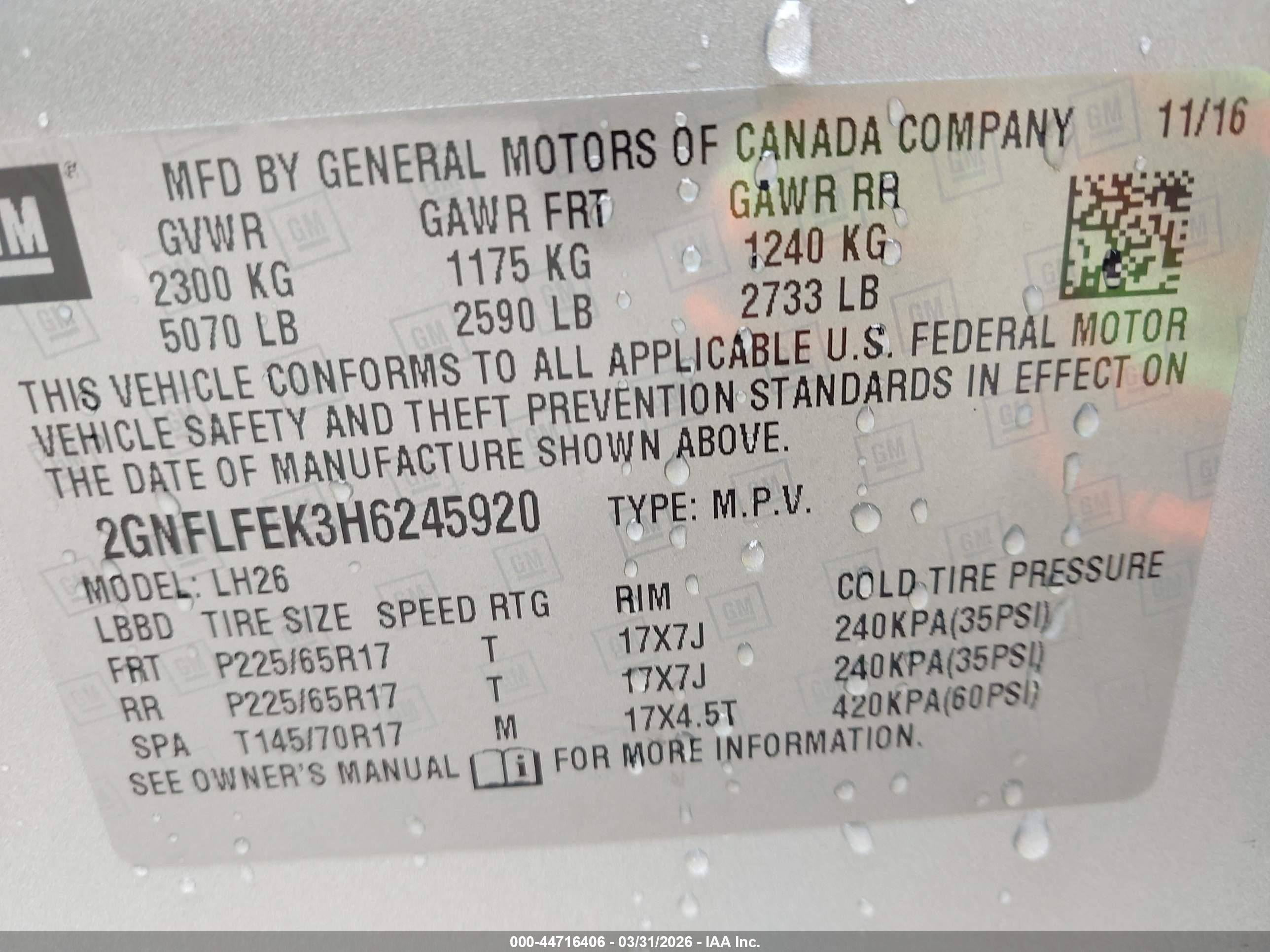 CHEVROLET EQUINOX image 9