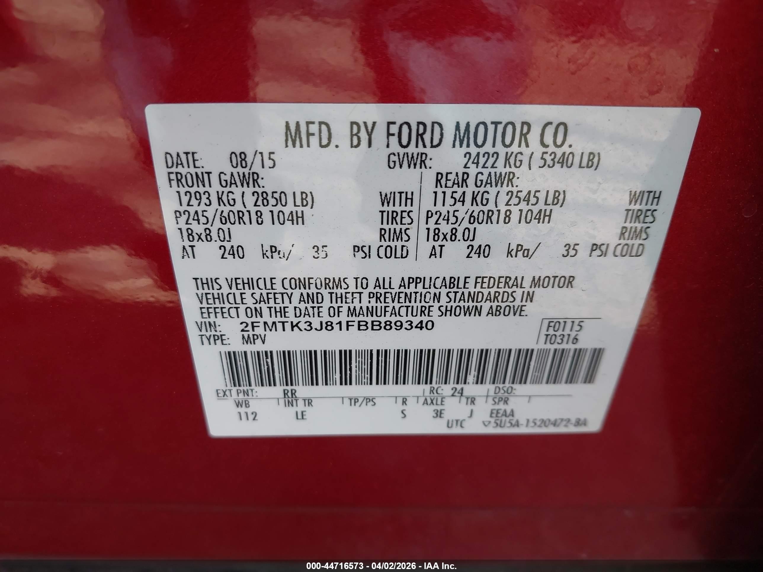 FORD EDGE image 9